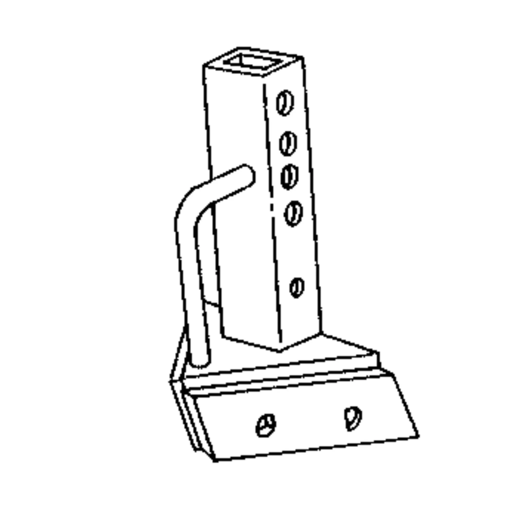 John Deere Row Cleaner Unit Support - AA43436