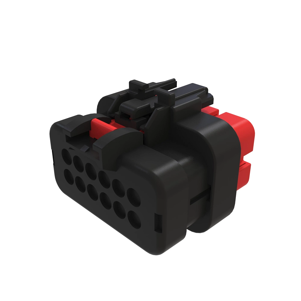 TYCO AMPSEAL16 12W RCPT SLD RED PLS