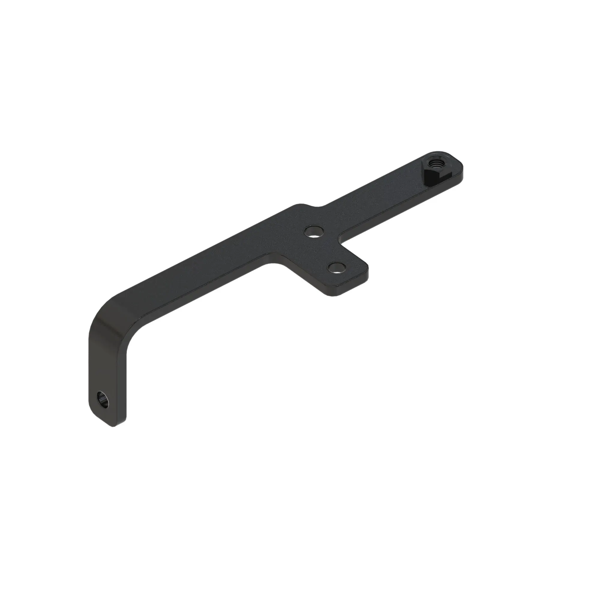 BRACKET, REAR HOOD BARRIER, RH