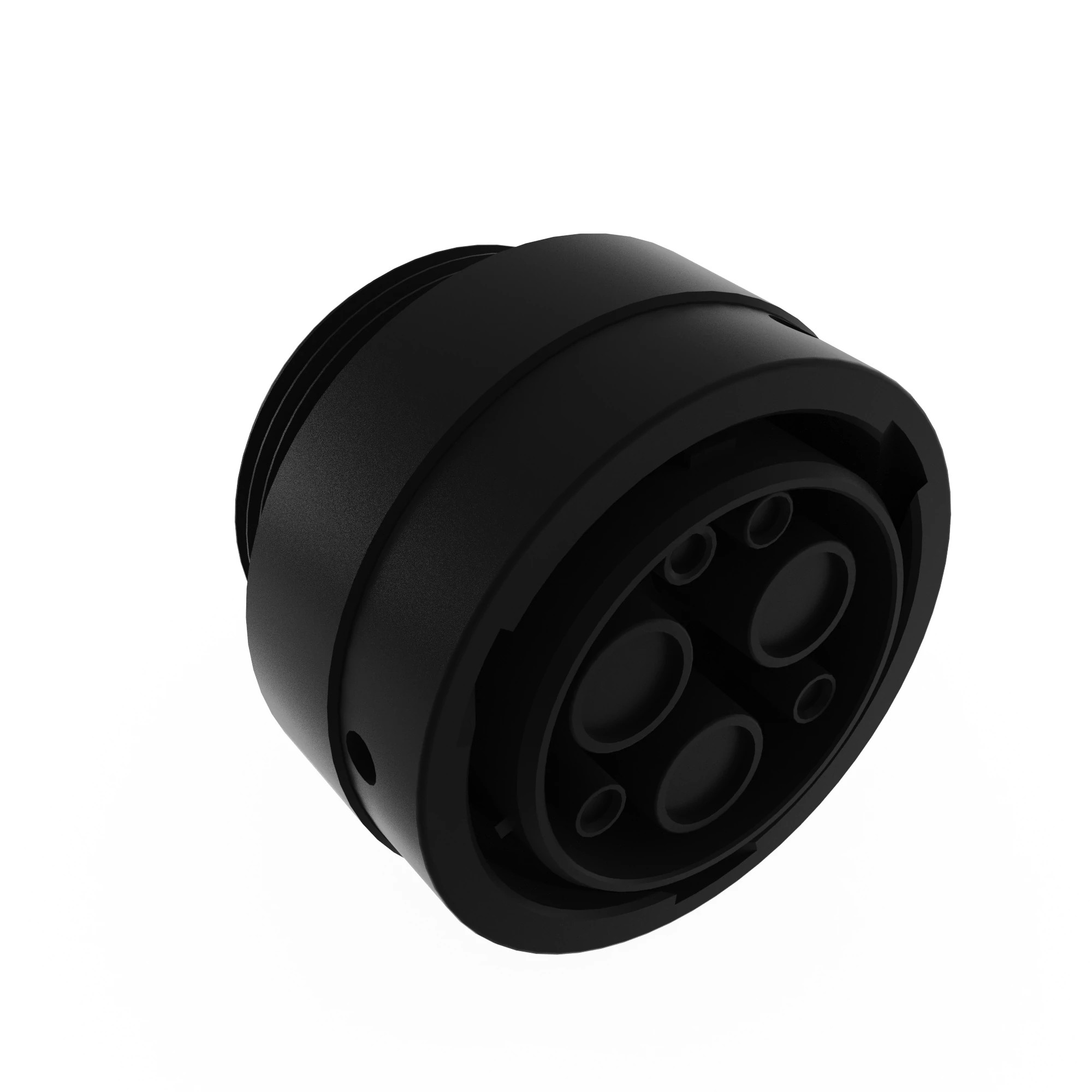 CONN DEUTSCH HDP20 6W MS BLK PLSTC