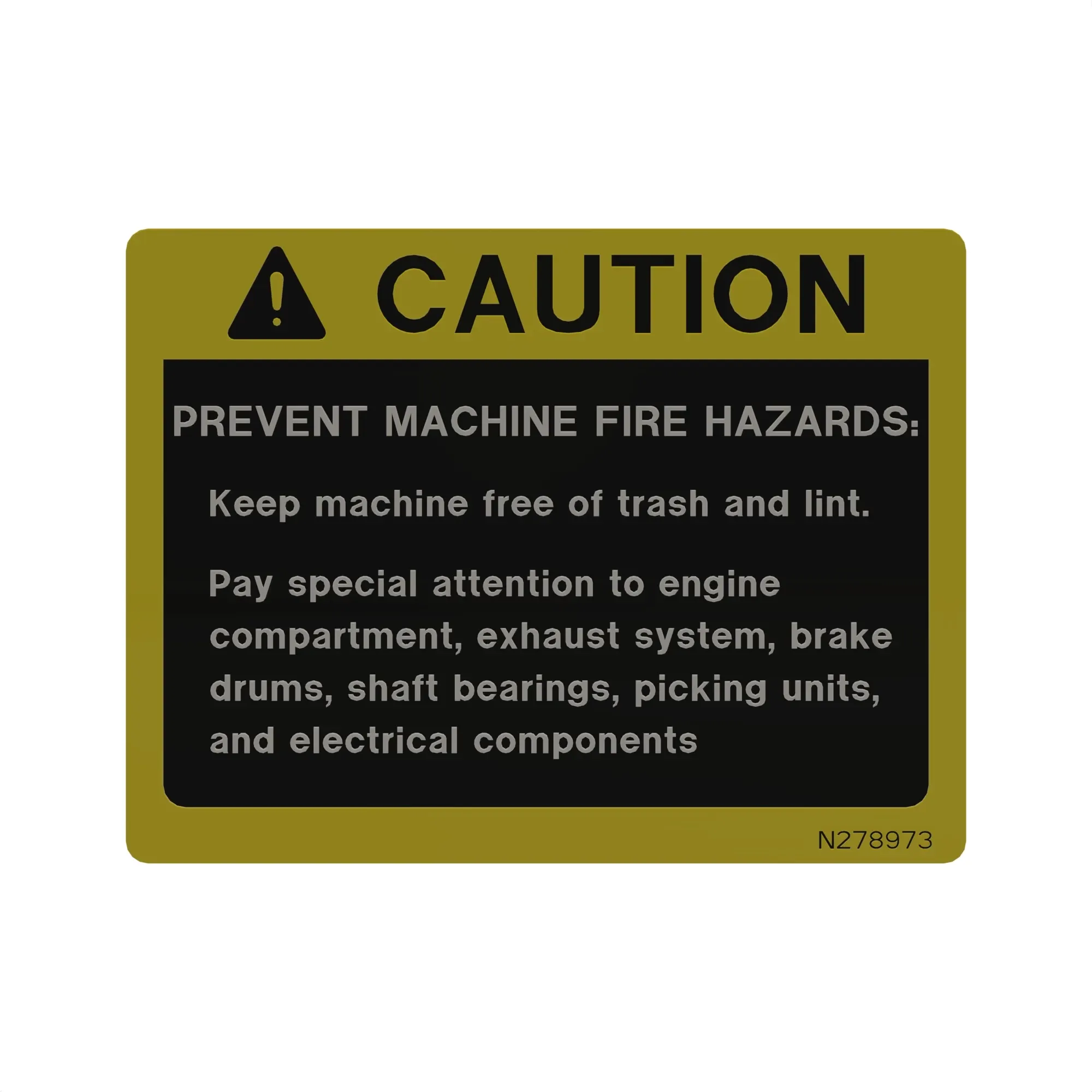 LABEL, FIRE SAFETY