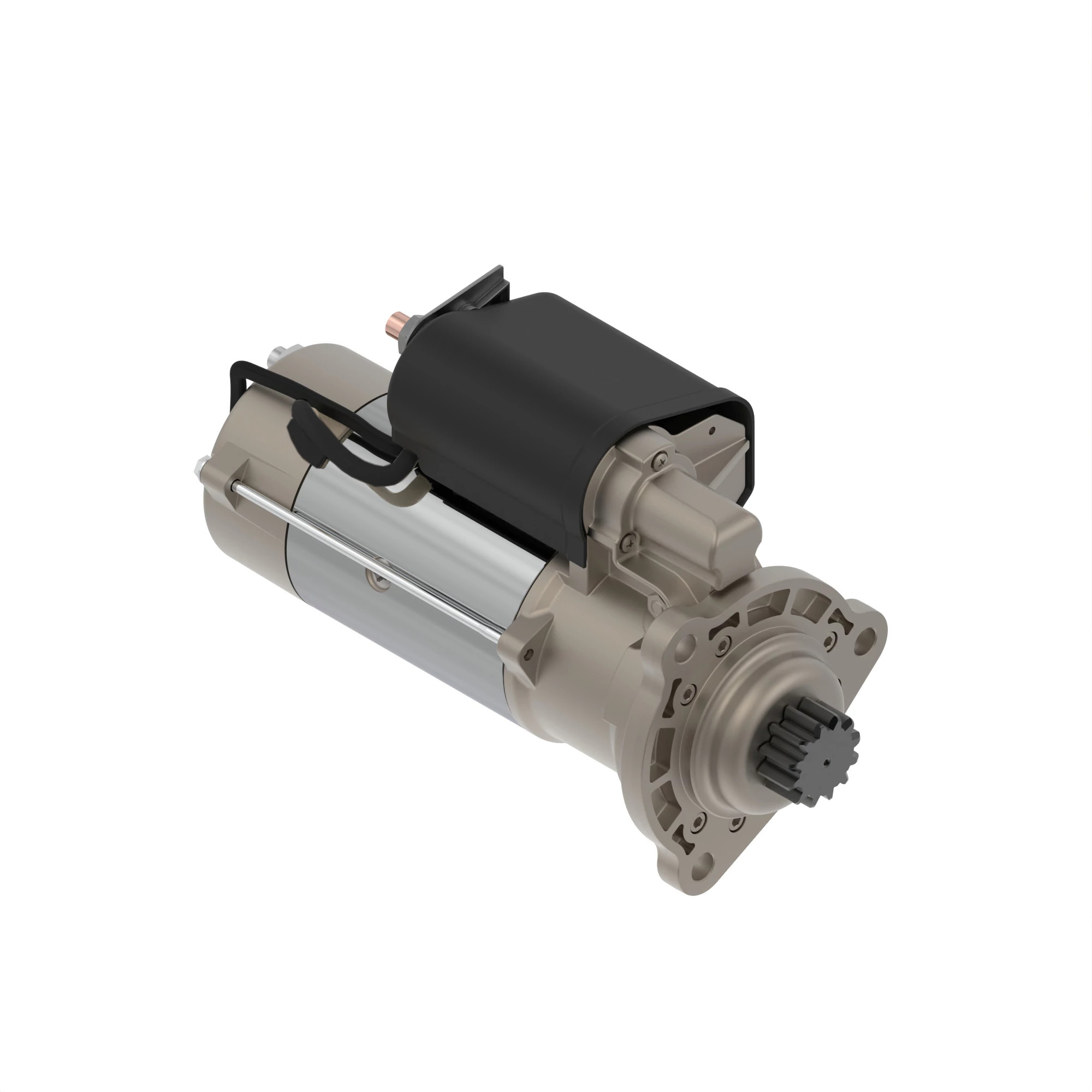 John Deere Insulated Ground Engine Starter Motor Kit, 24 Volt, 6.5 kW - RE555915