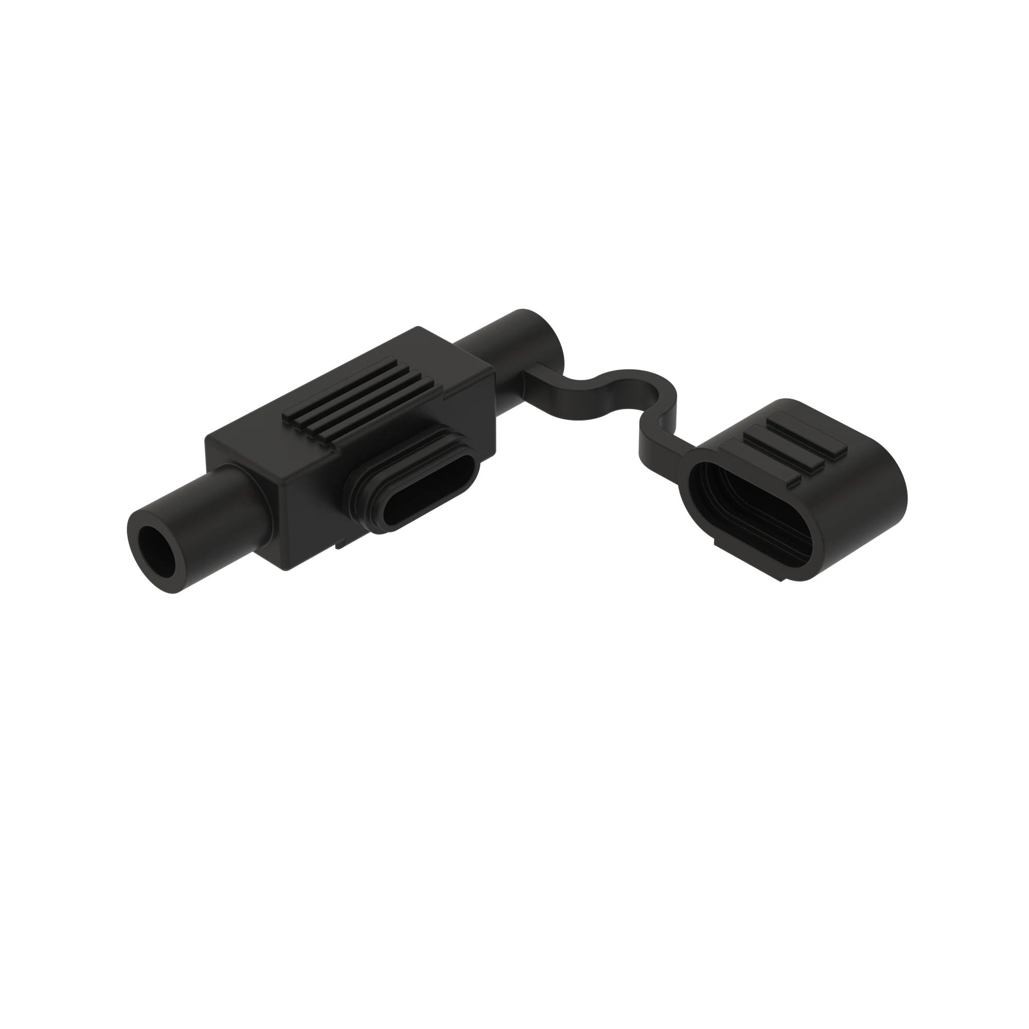 ACCY MTA MINIVAL FUSEHOLDER BLK PLS