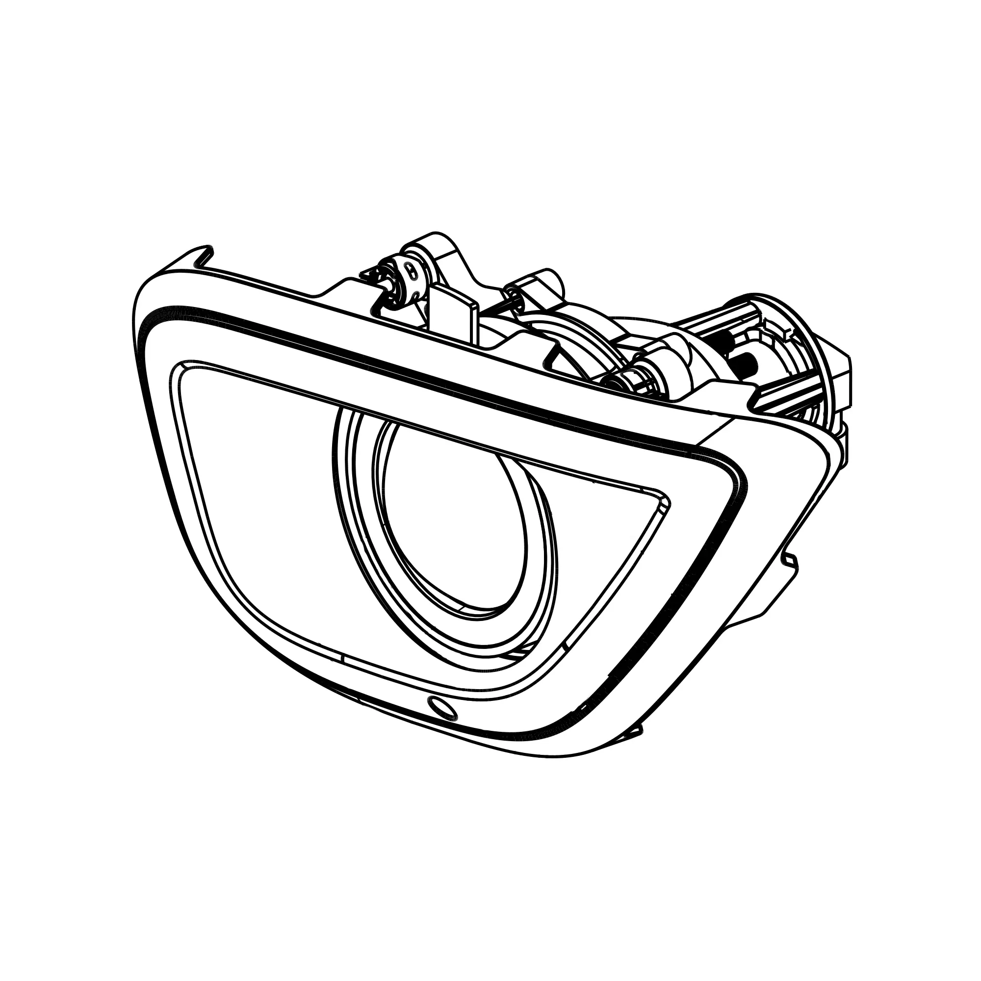 John Deere Left Side Low Beam LED Headlight - AL233753