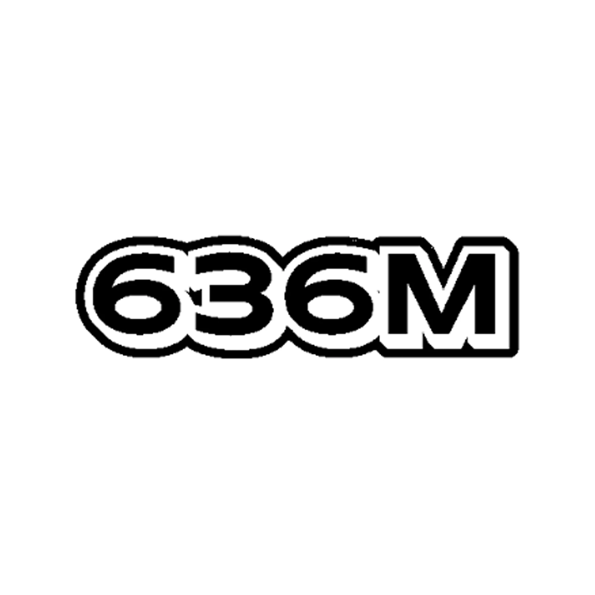 Label, Model Number 636M