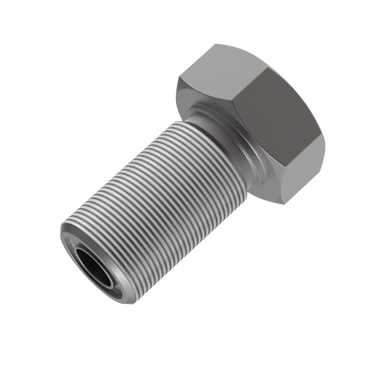 Bulkhead Maletube Adptr, O-Ring FSF