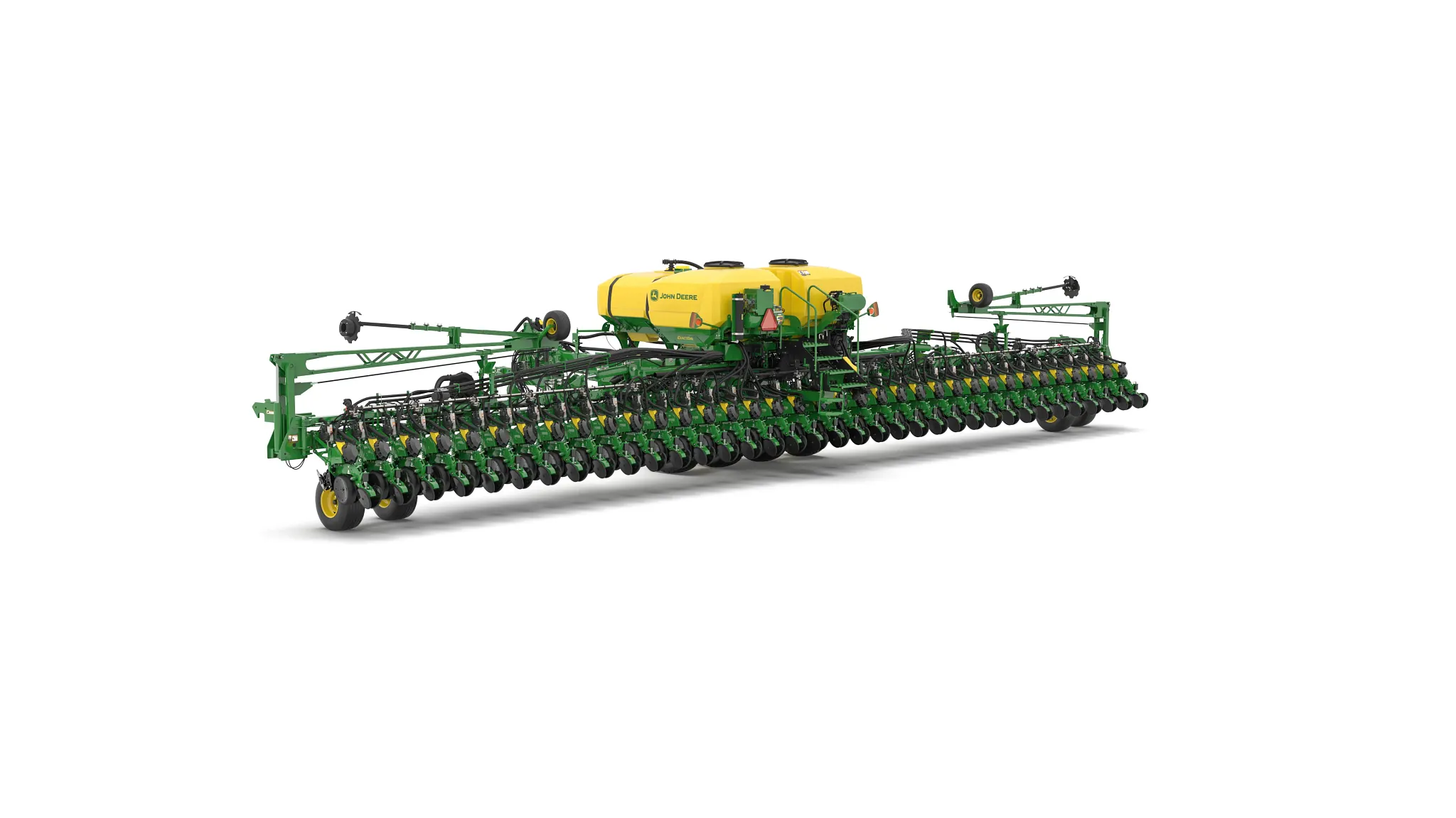 Studio rendering with left rear view of DB60 36R planter.