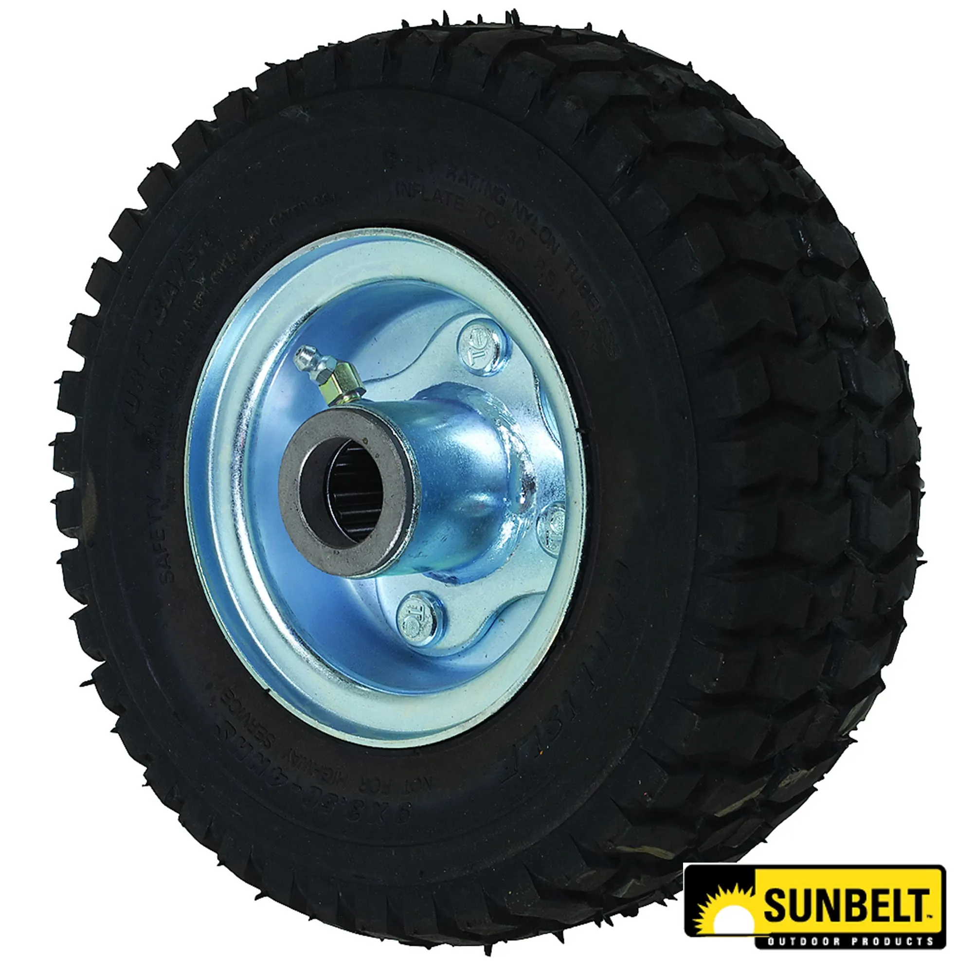 Sunbelt Silver Turf Caster Wheel, 9 X 3.5 X 4 Ply - A-B1WL63