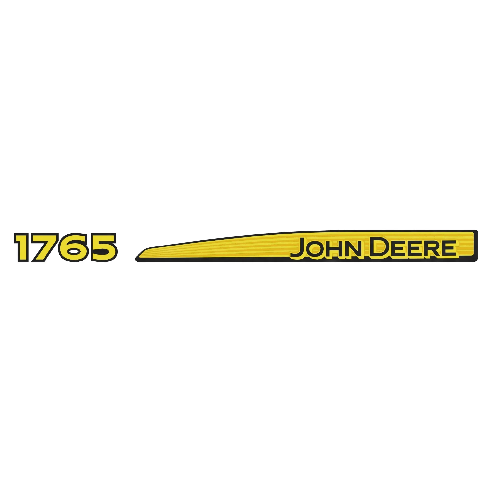 John Deere 1765 Model Number Sign, Left Side - A99920