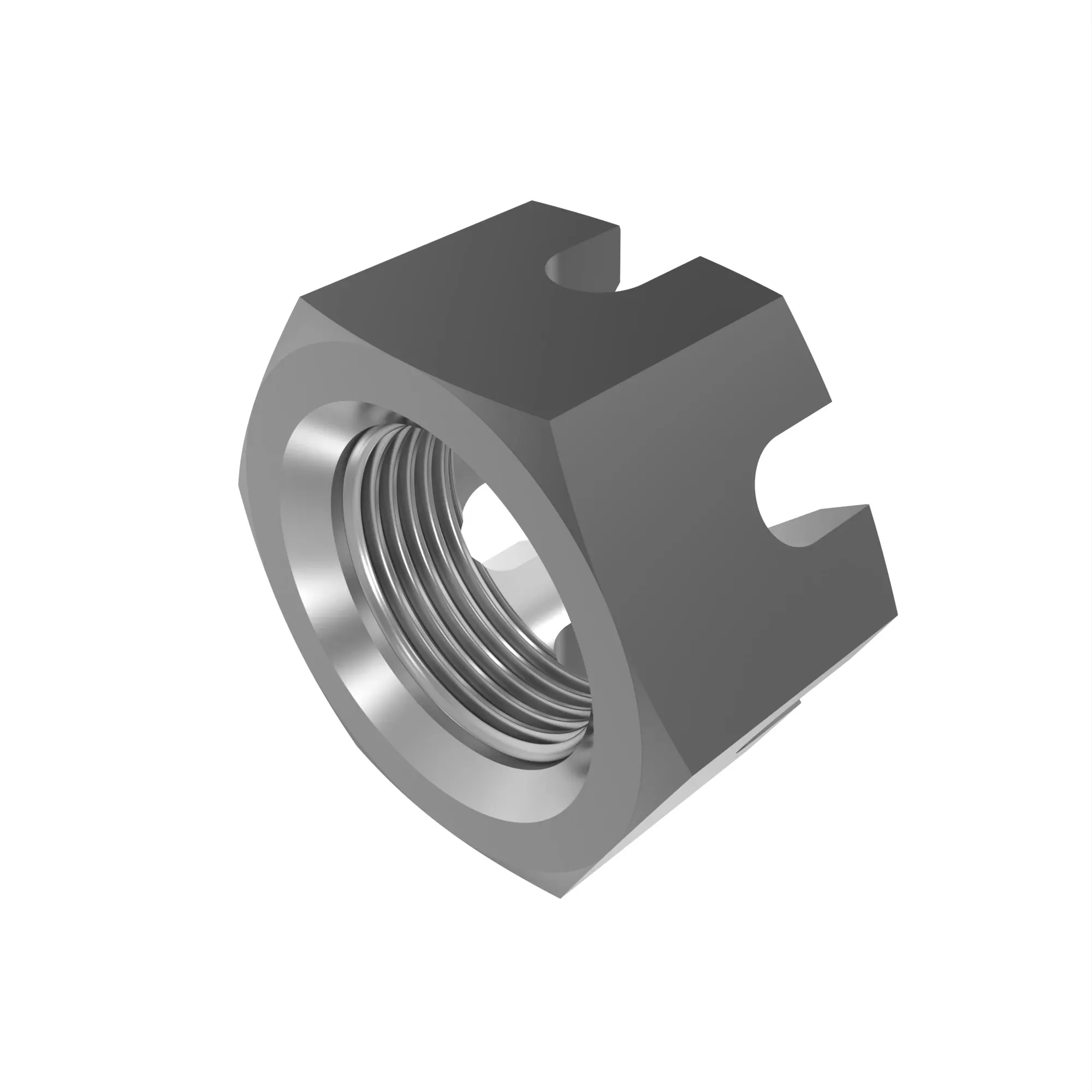 John Deere Hexagonal Slotted Nut, 3/4" - 14H1020