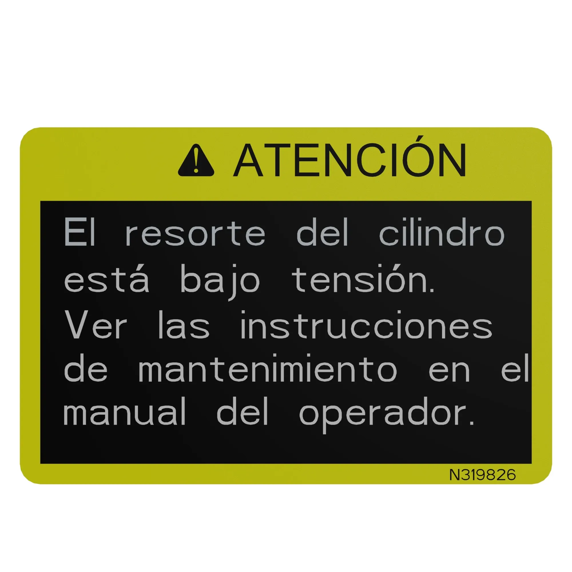 John Deere Caution Decal - N319826