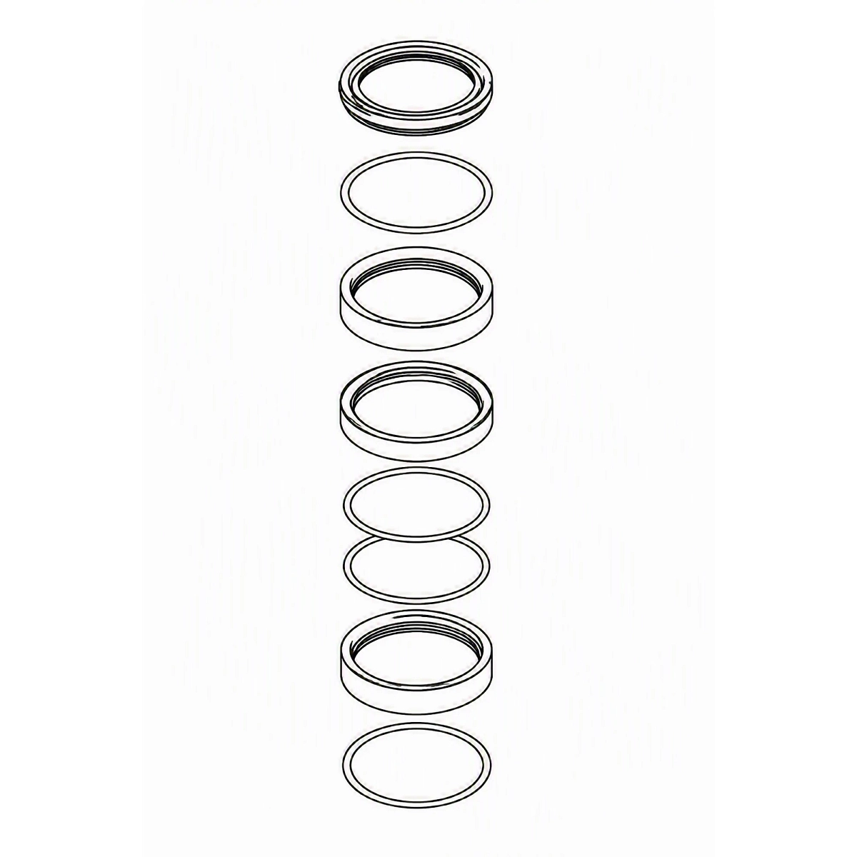 Seal Kit, Hydr. Cylinders Diam. 70