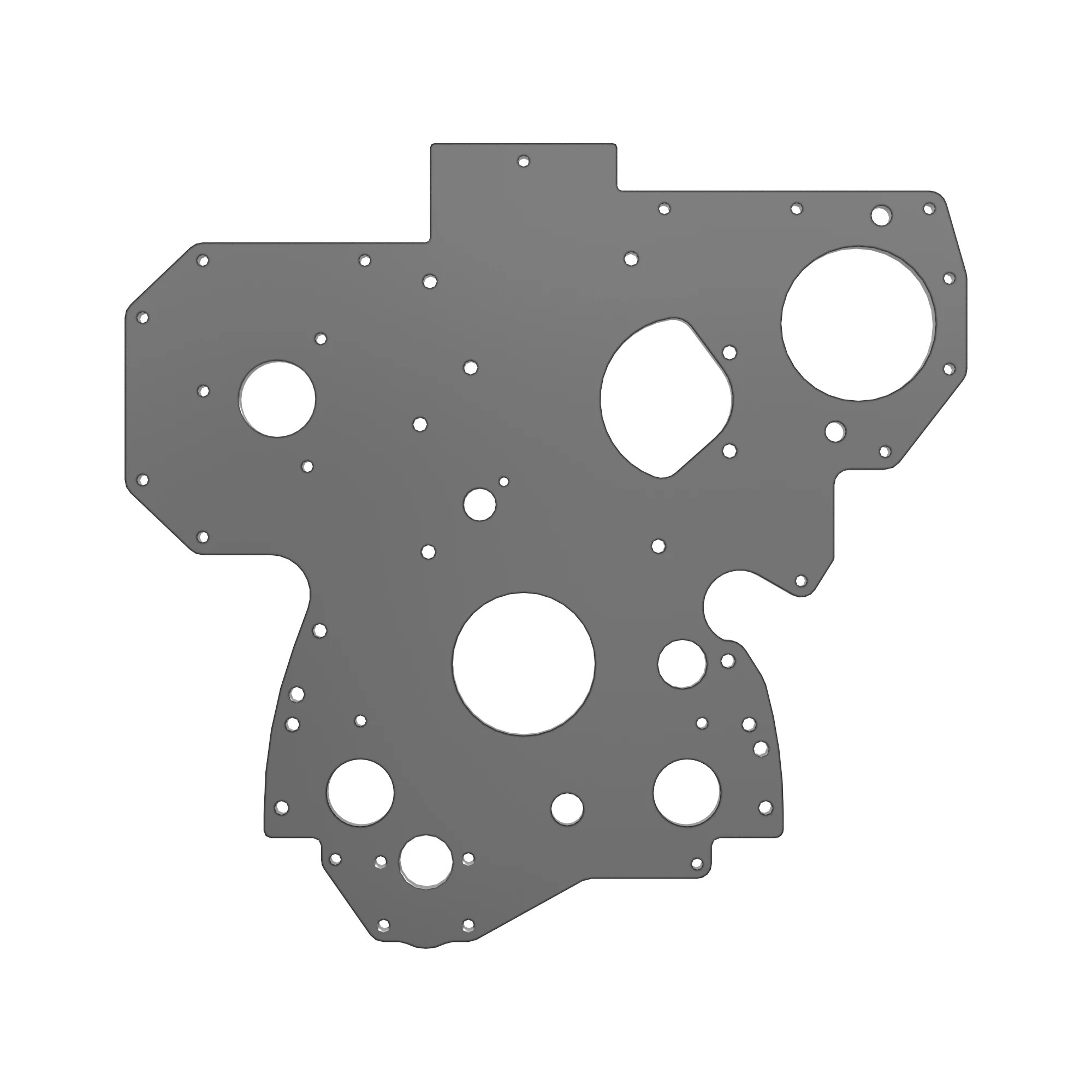 PLATE, CYLINDER BLOCK FRONT