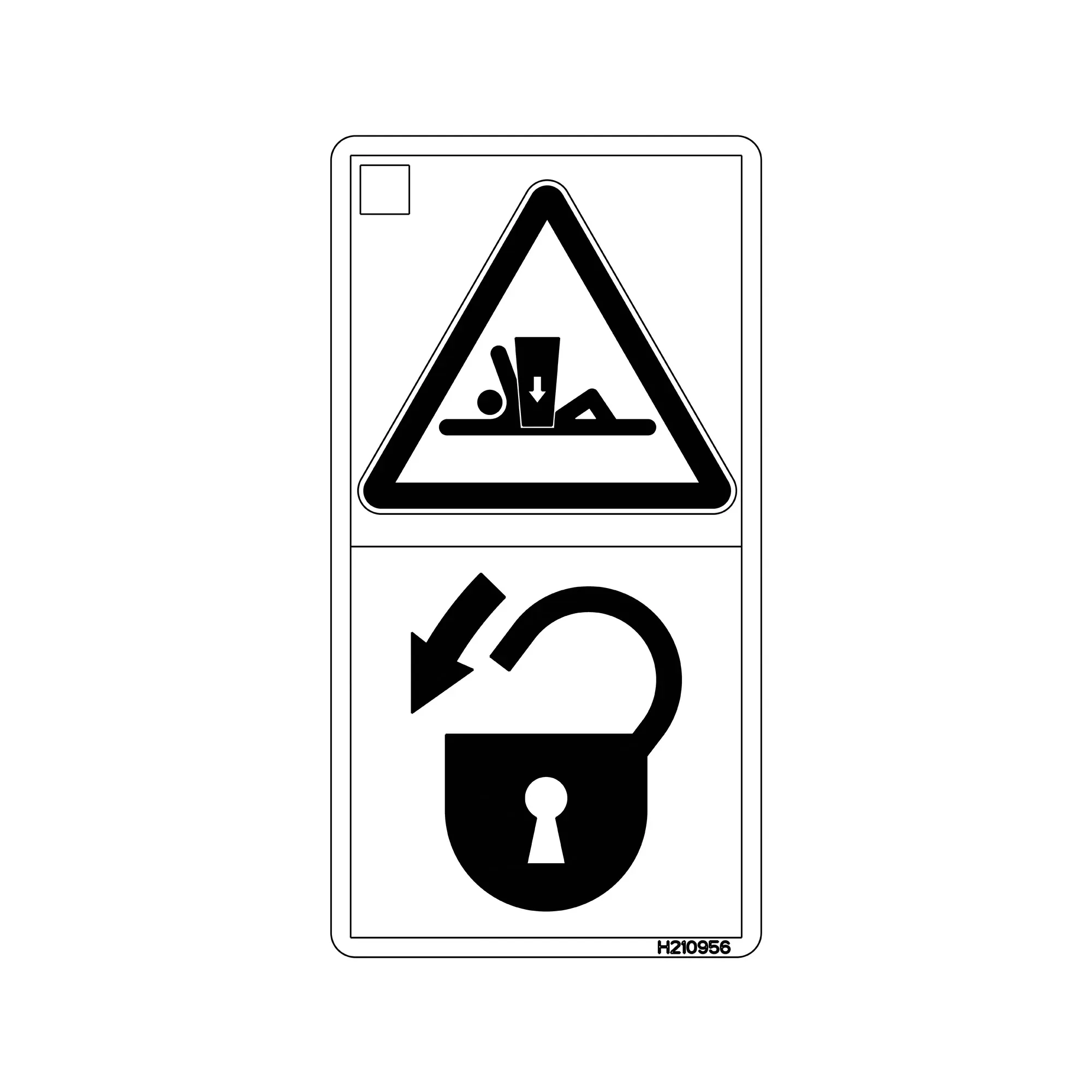 John Deere Label - H210956