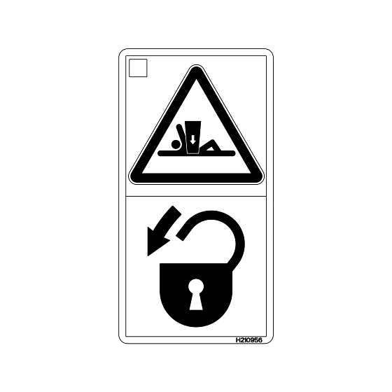 John Deere Label - H210956