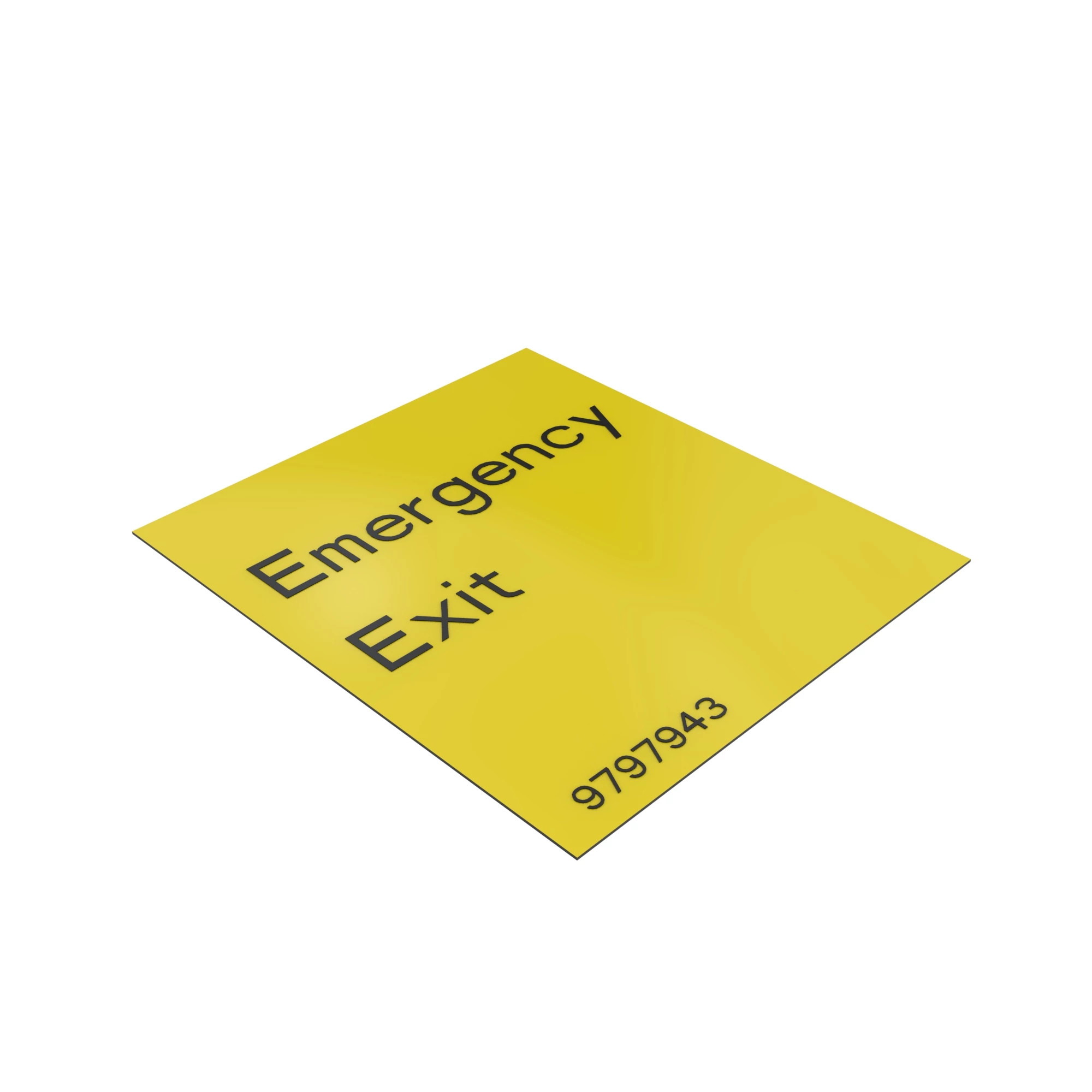EMERGENCY EXIT DECAL - LIEBHERR