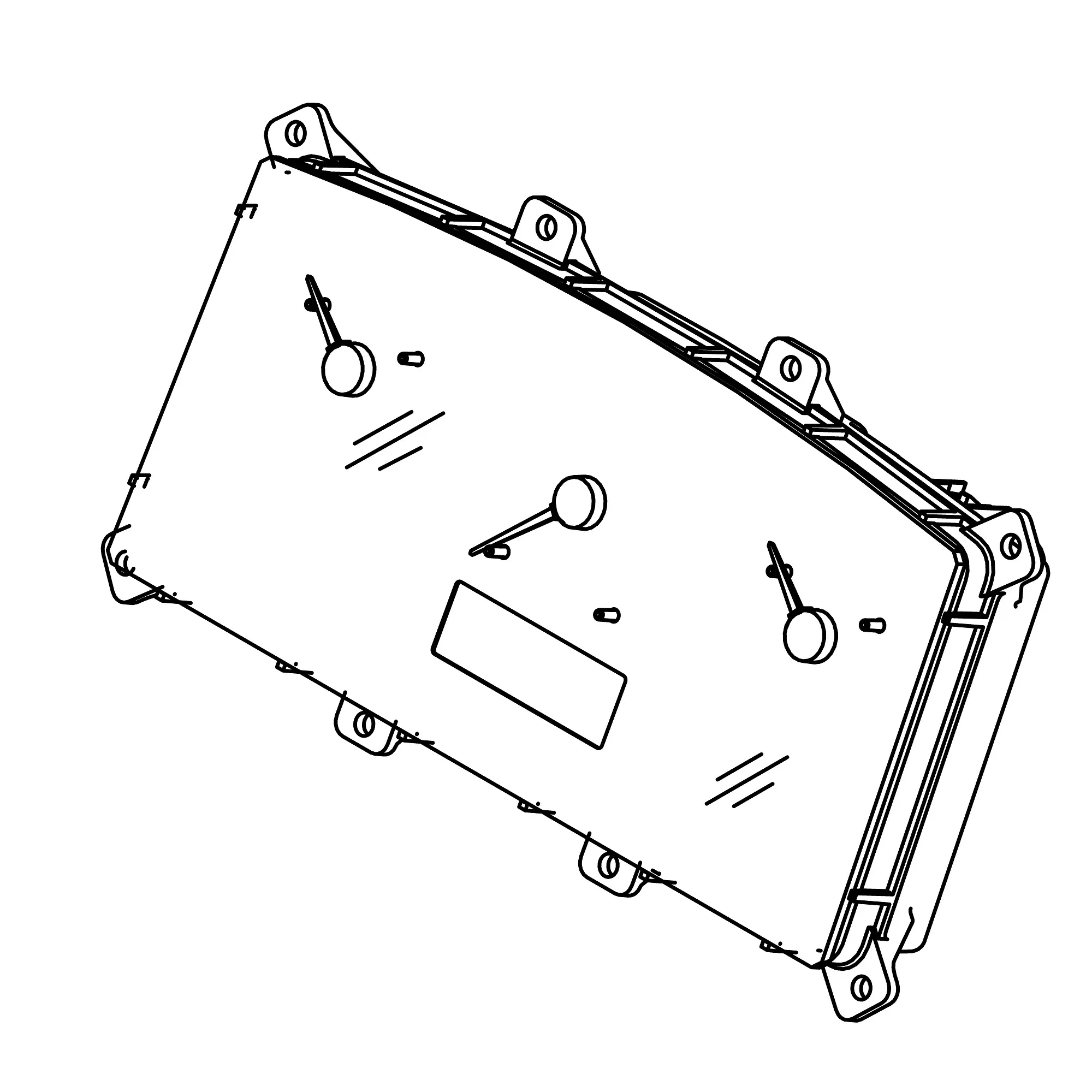 John Deere Instrument Cluster - SJ20677