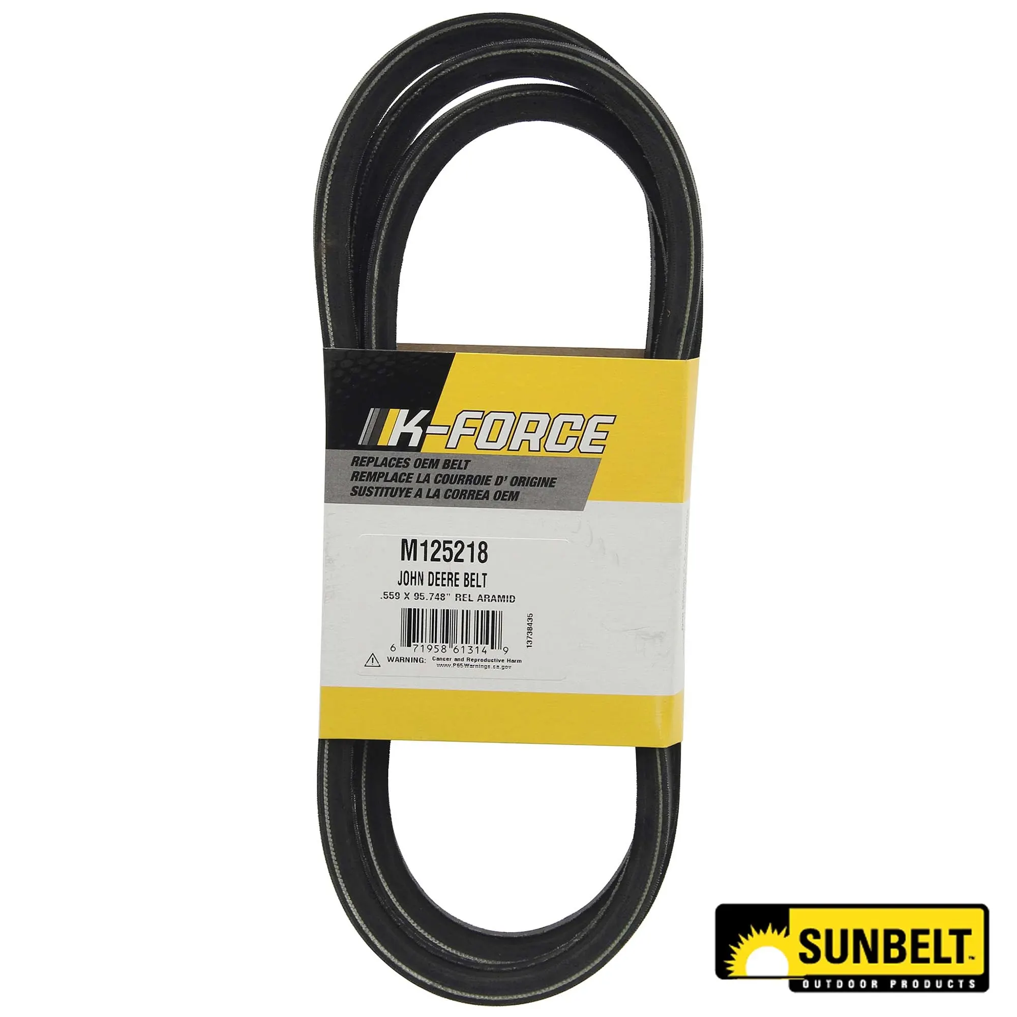 A&I Products Mower Deck Drive V-Belt, Effective Length 2432 mm (95.7 inch) - A-M125218