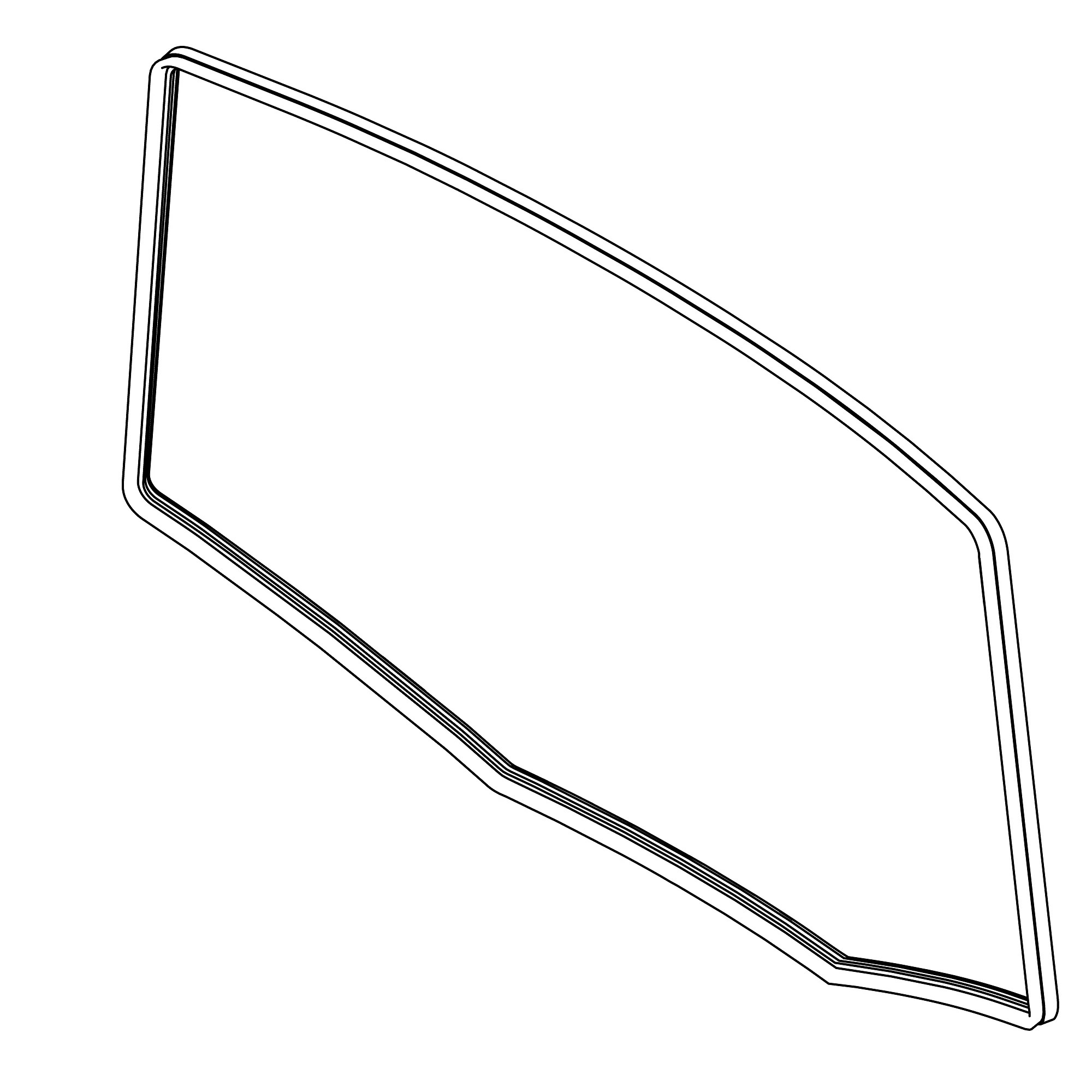 John Deere Rear Window Weatherstrip - L203554