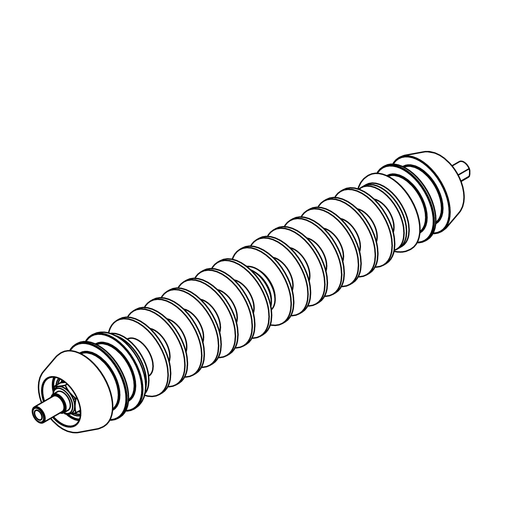 John Deere Grooved Roller Kit, 18H x 3 inch - BM25316