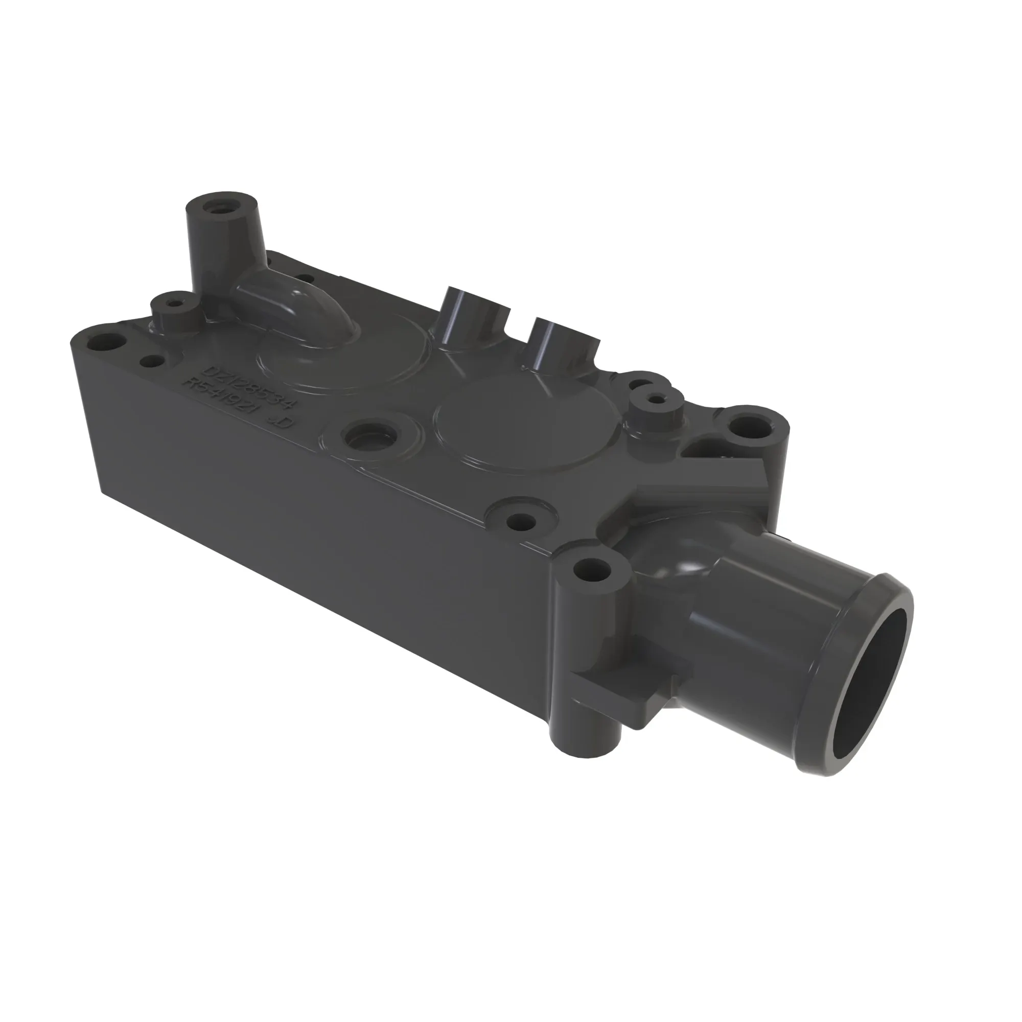 John Deere Thermostat Cover with Plug - RE563647