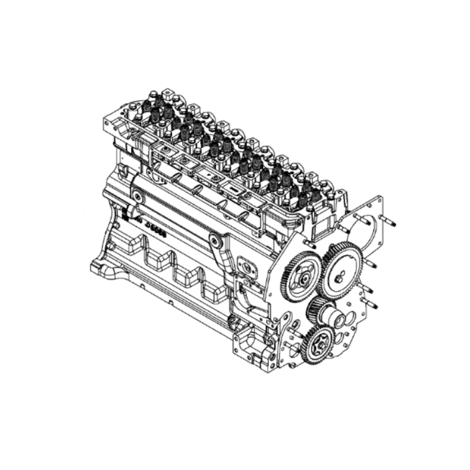 John Deere Reman REMAN Complete Block Assembly, 6.8 Liter, IT4 - SE502640