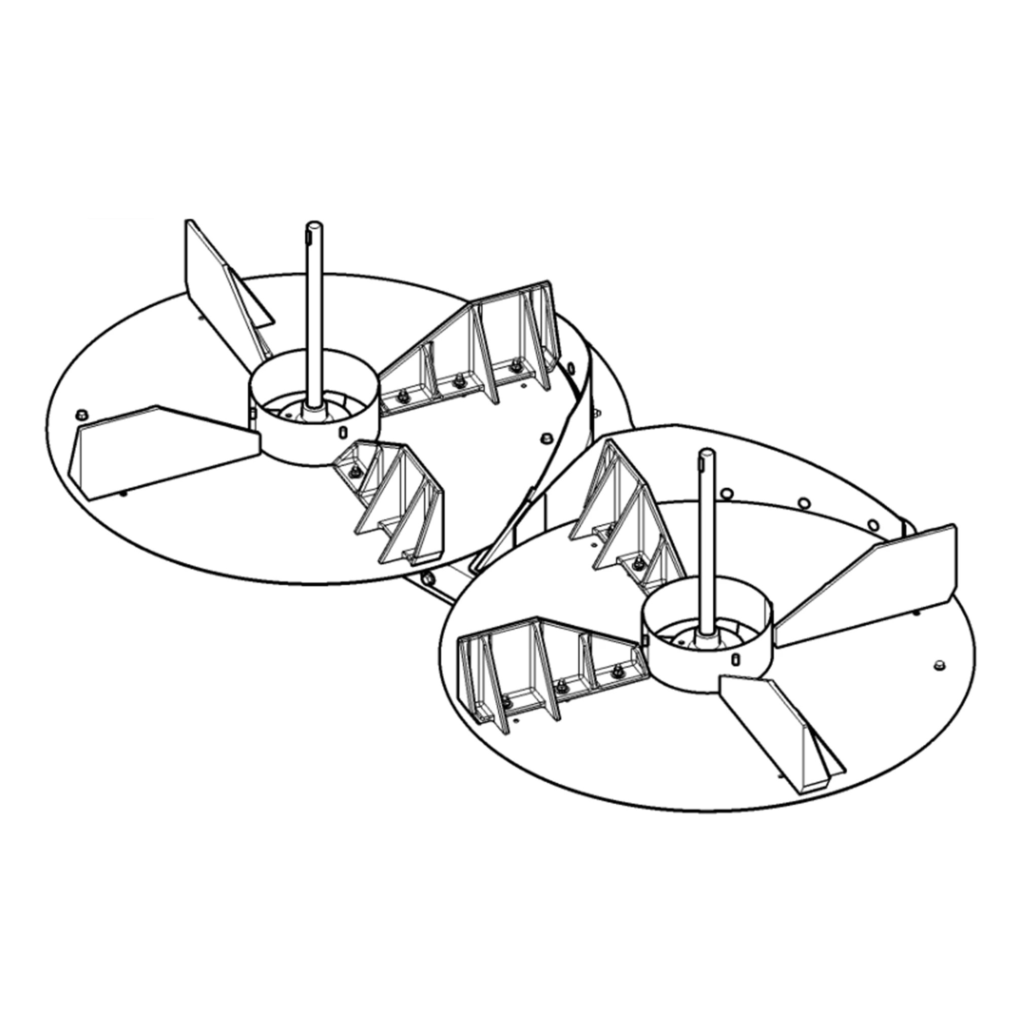 John Deere Wide Spread Straw Spreader Attachment - BXE10648