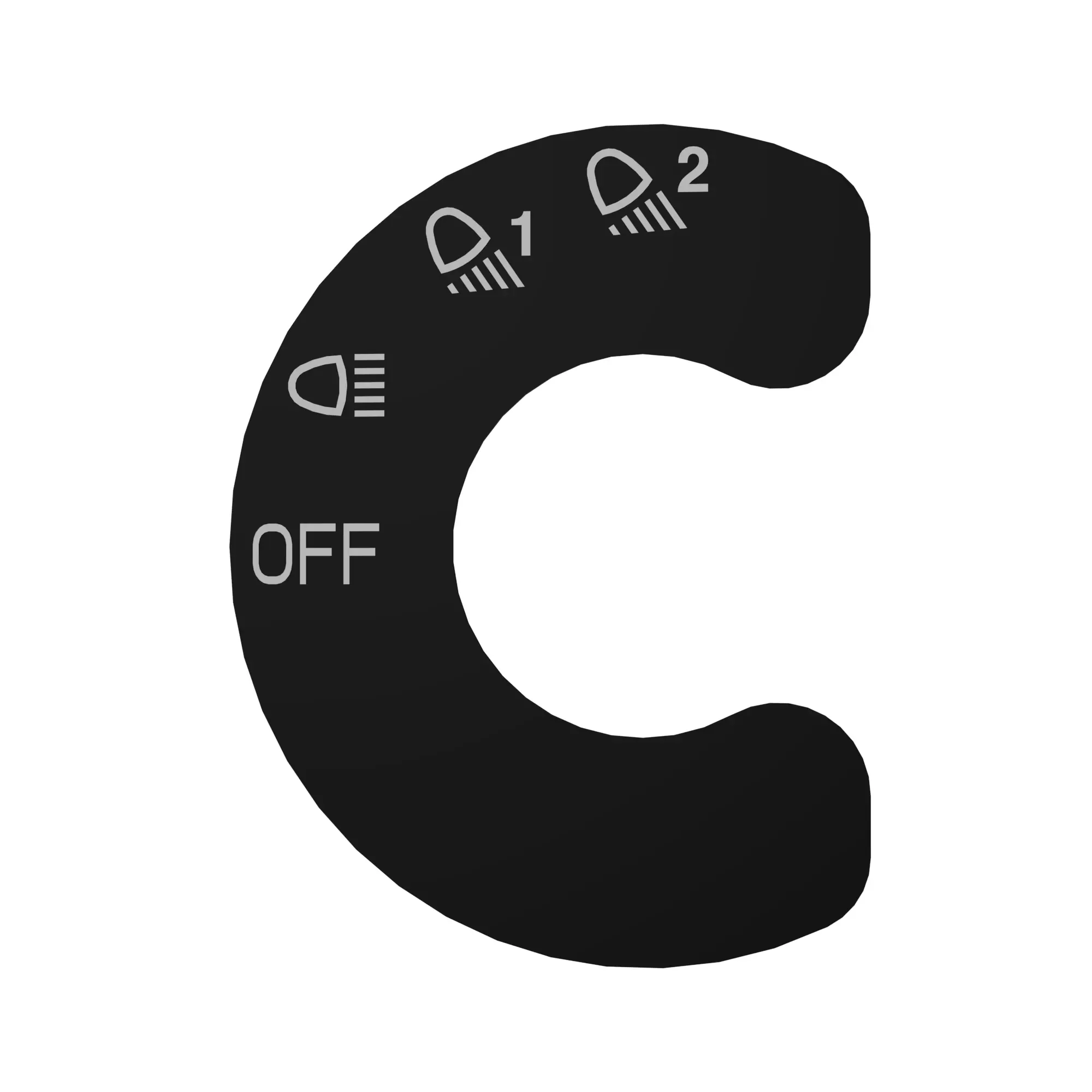 John Deere Light Switch Label - SU301228