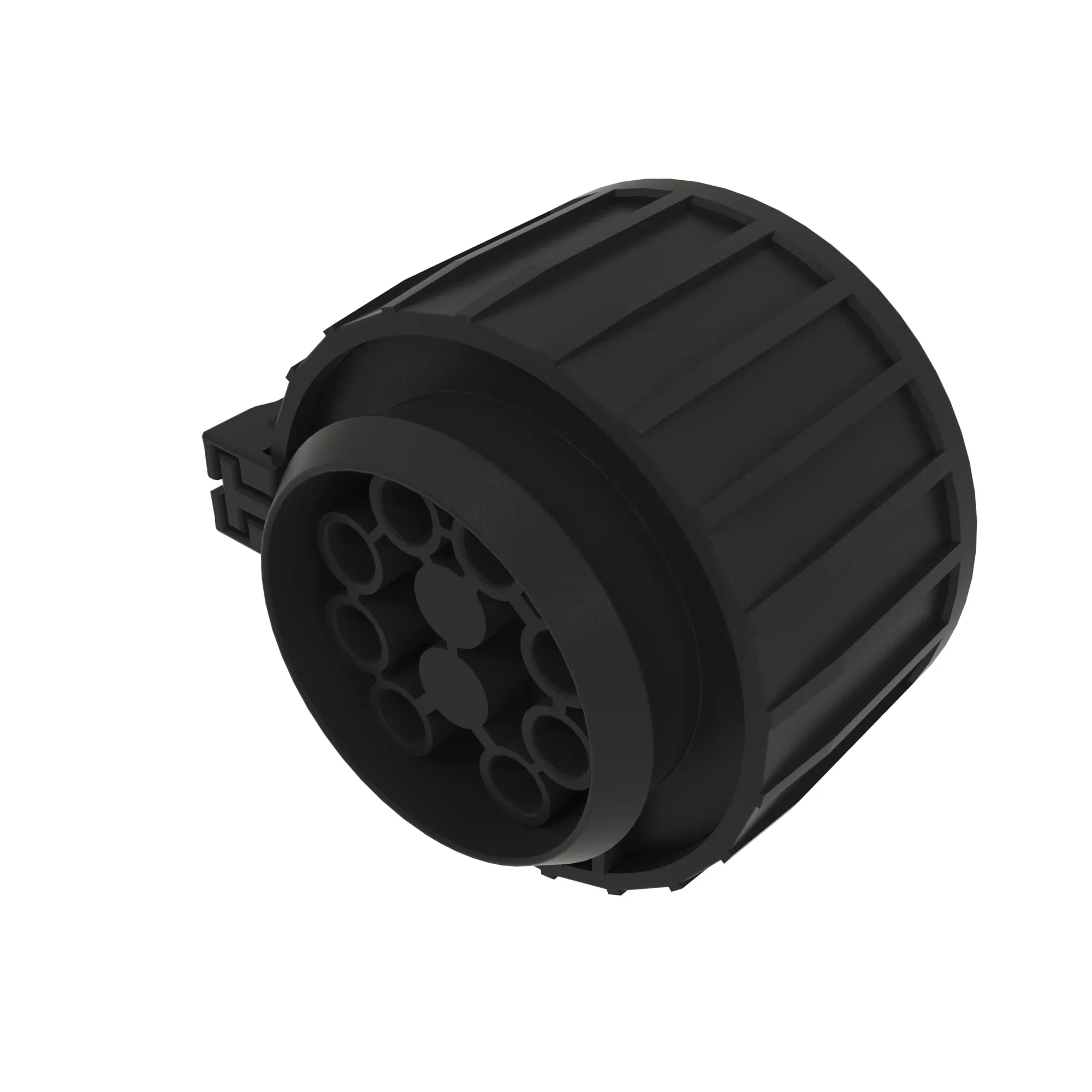 CONN TYCO 10W M BLK PLSTC
