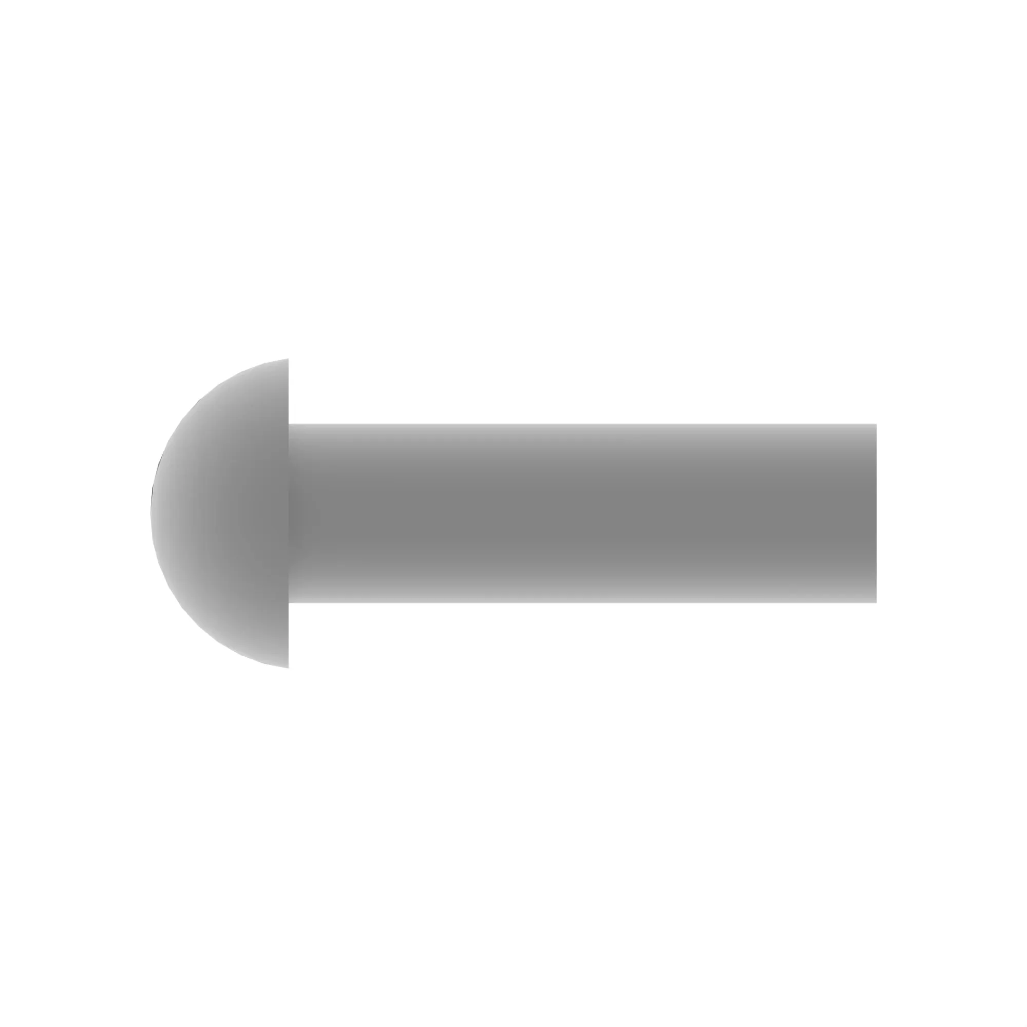 RIVET, SOLID, BUTTON HEAD