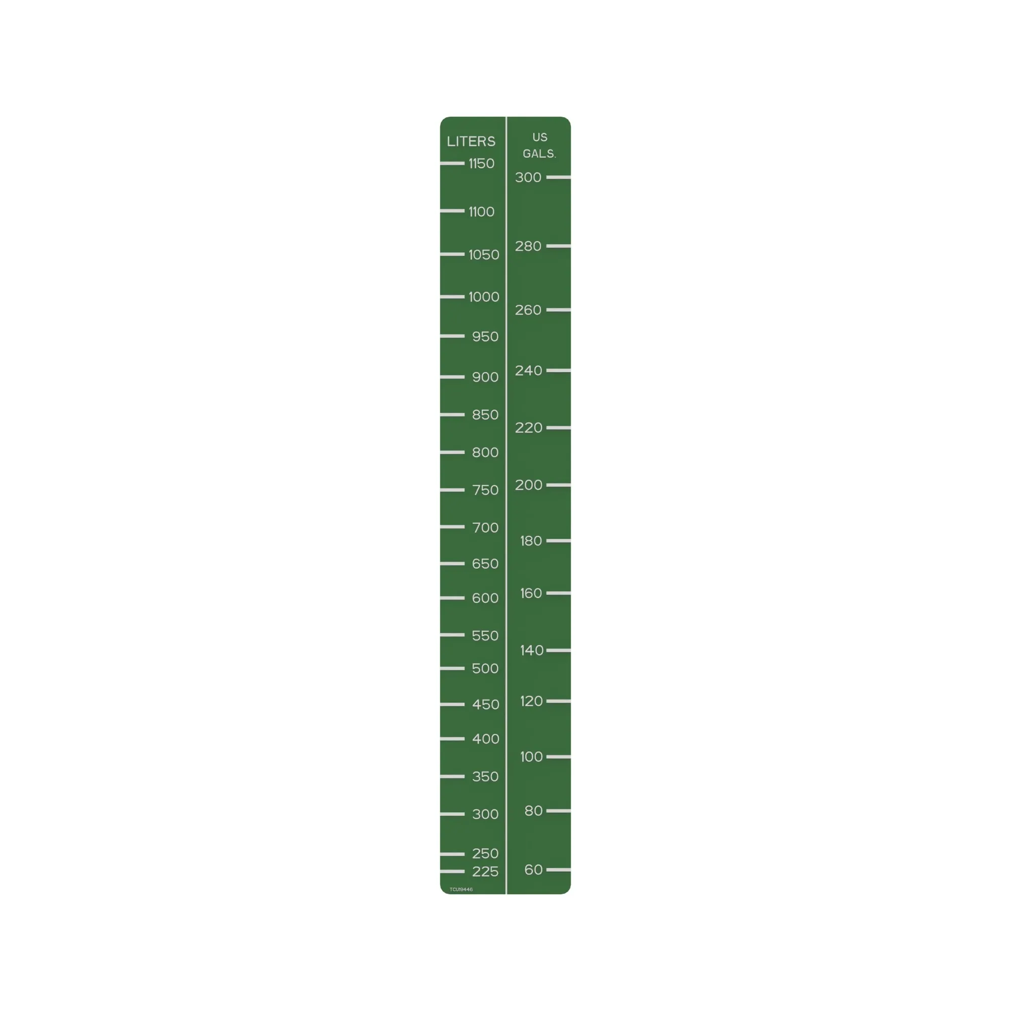 John Deere Fill Level Label - TCU19446