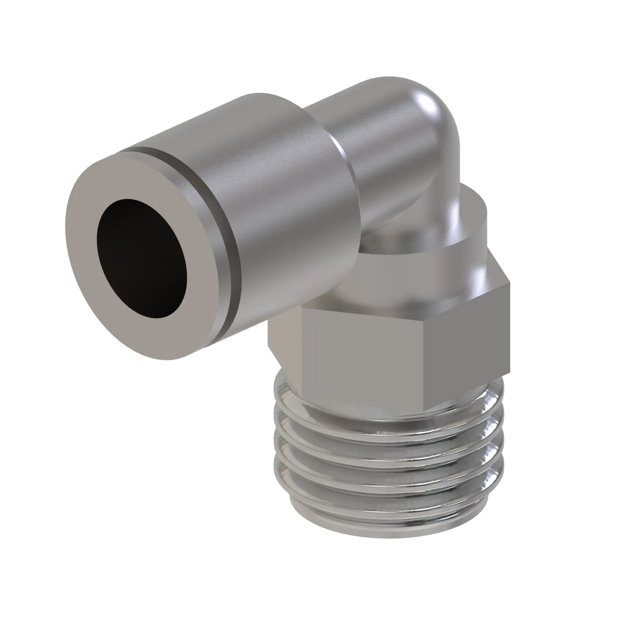 FITTING, 90 DEGREE, 1/8 NPT - 1/4 P