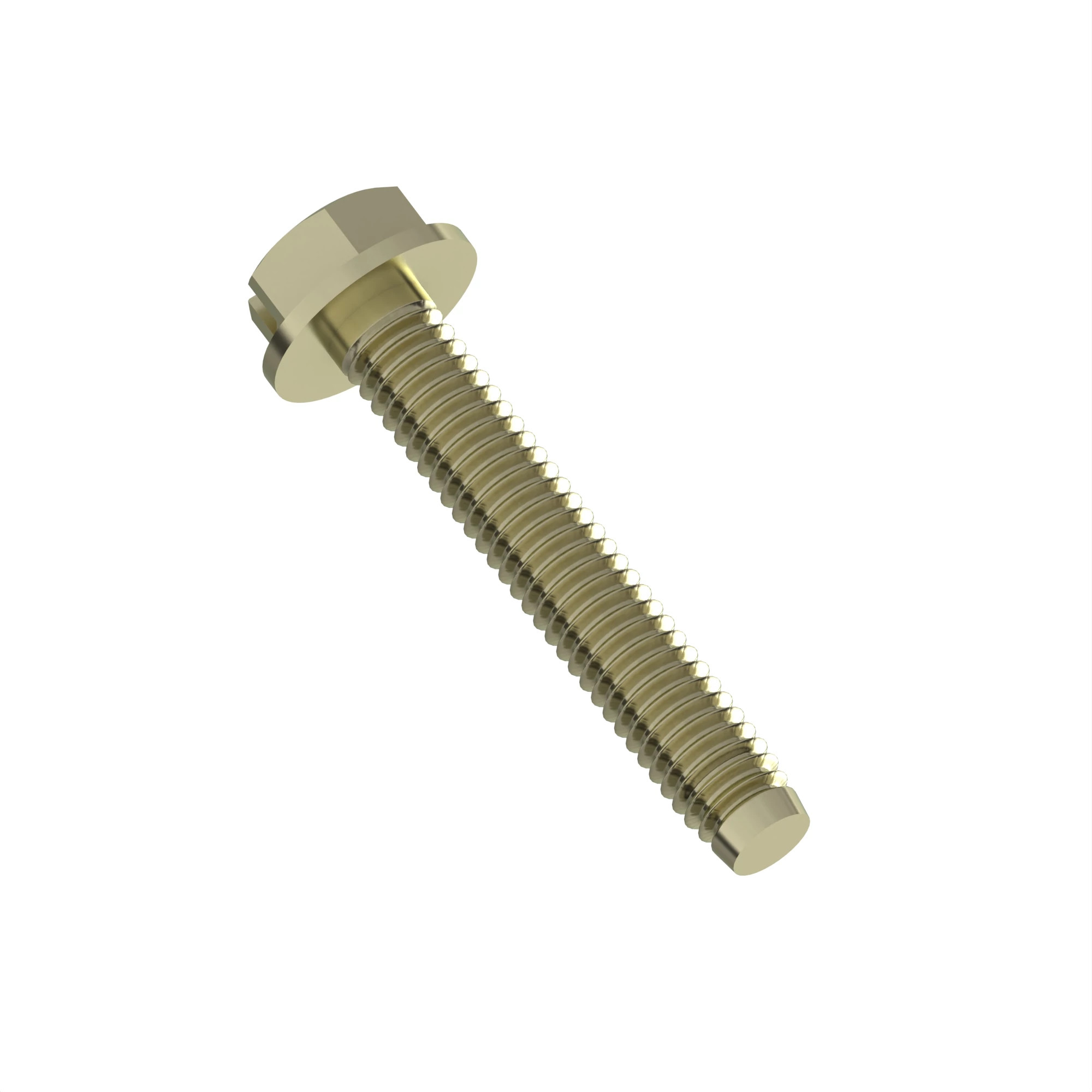SCREW, SLFTPG, SLOTTED HEX WSHR HD
