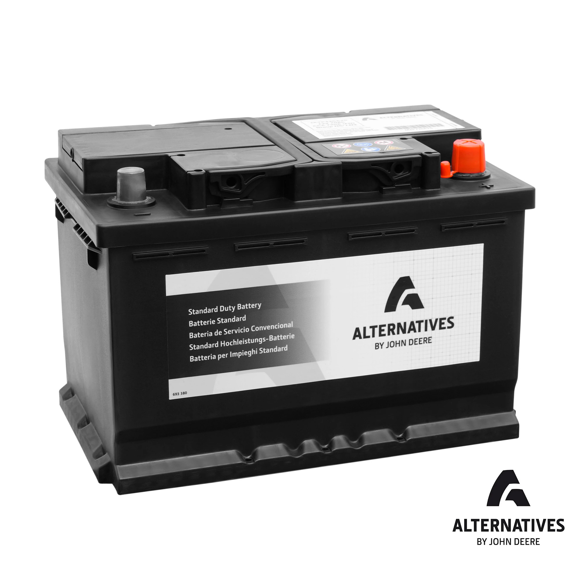 Alternatives by John Deere 12 Volt Battery, Wet Charged, 70 Ah, 720 CCA, H6/LN3 BCI - JXYP720A70