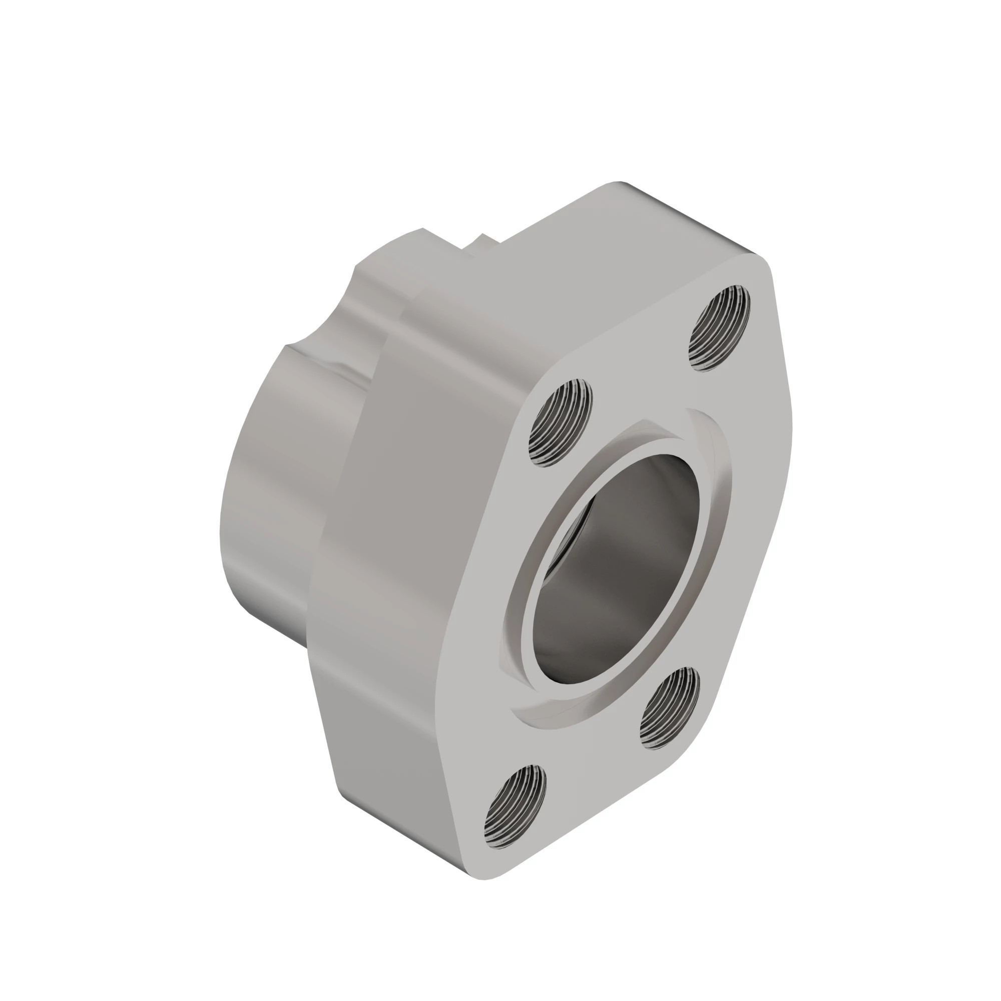 FLANGE FITTING, FITTING, O-RING POR