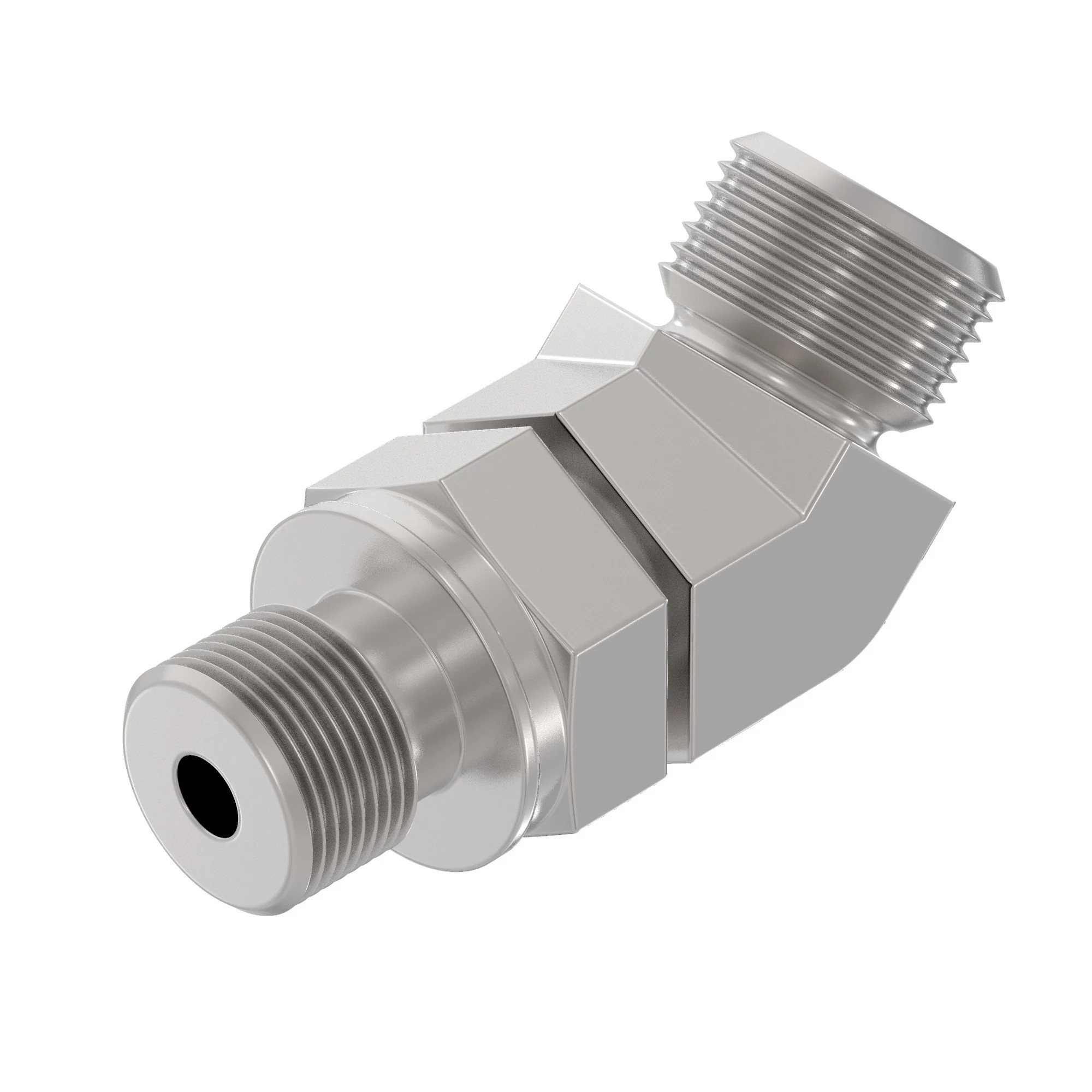 45 DEG ADJ STUD ELBOW (SDE45), ORFS