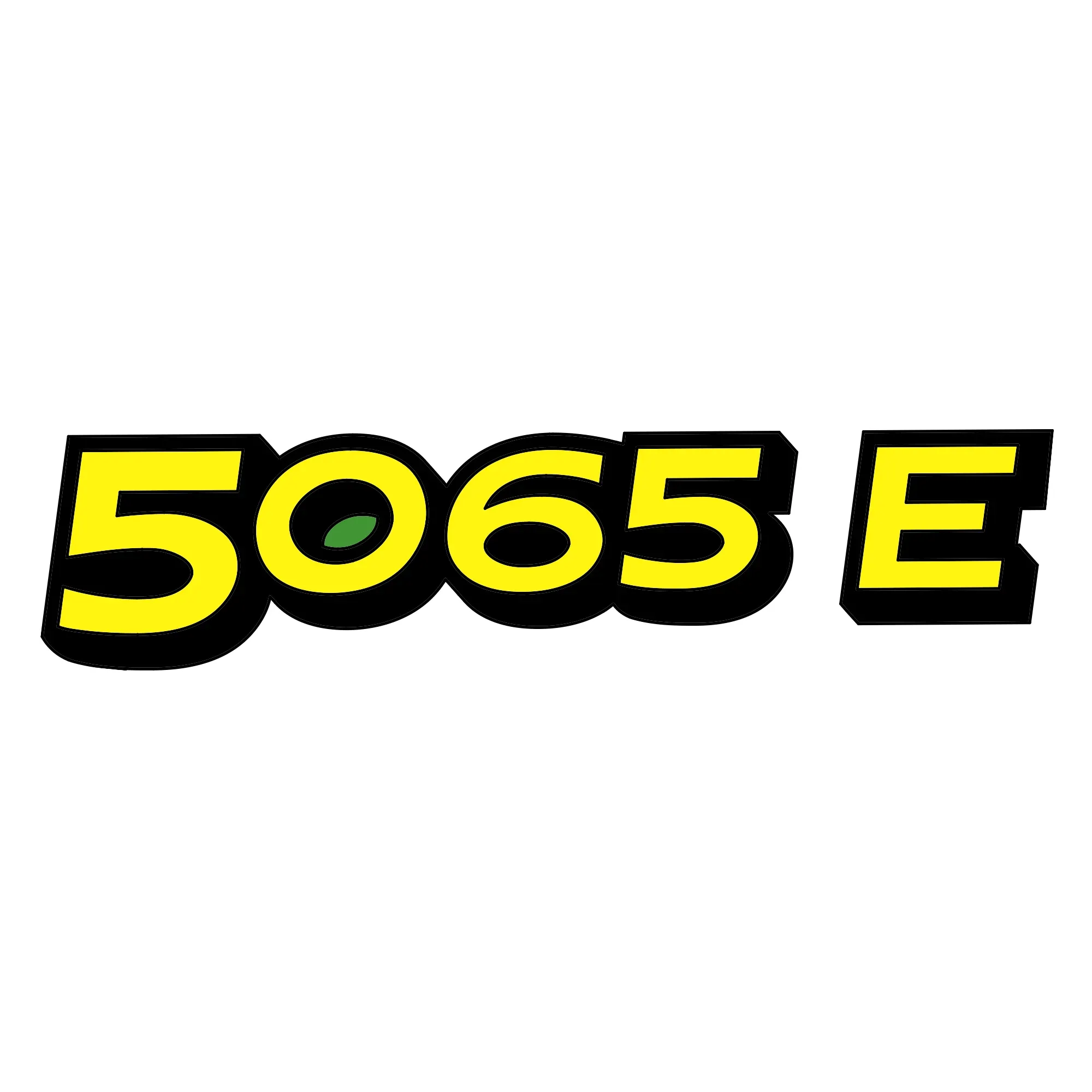 John Deere 5065E Model Designation Label, Left Side - SU25249