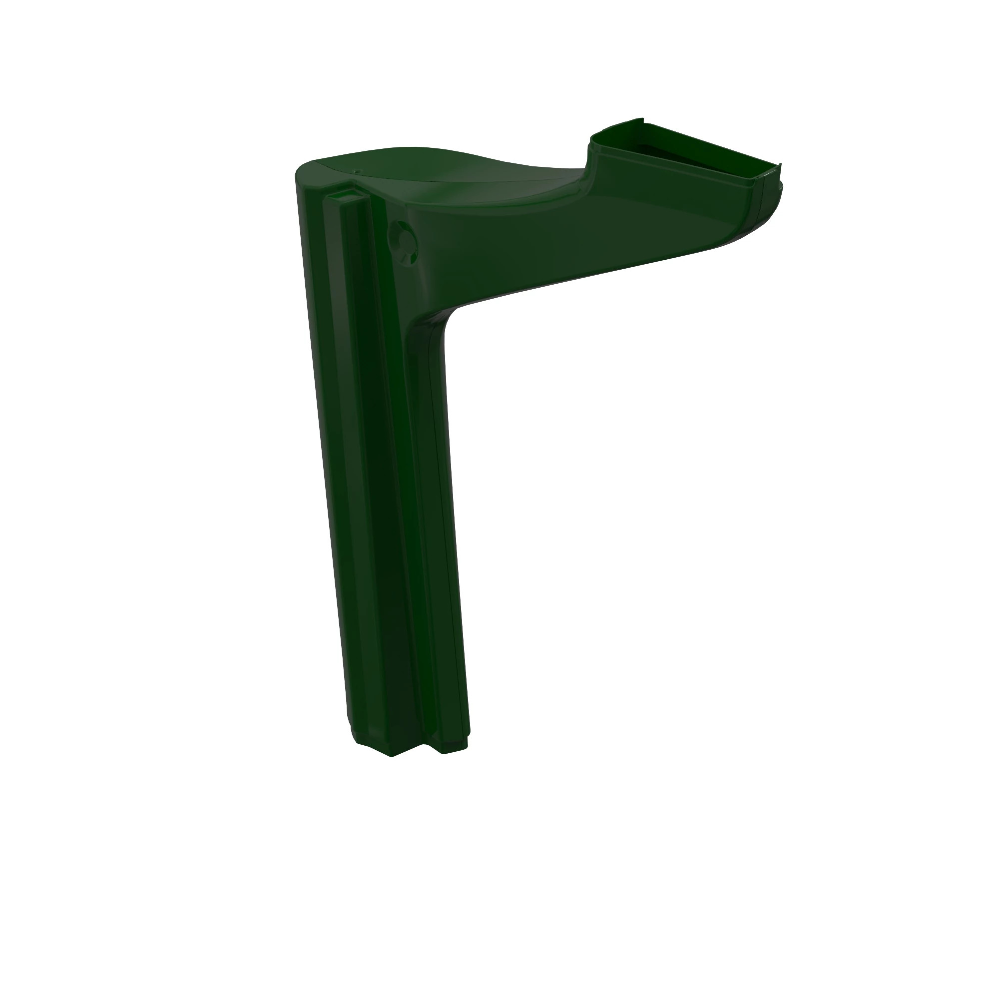 John Deere Black Upper Rear Air Duct, Left Side - AL158213