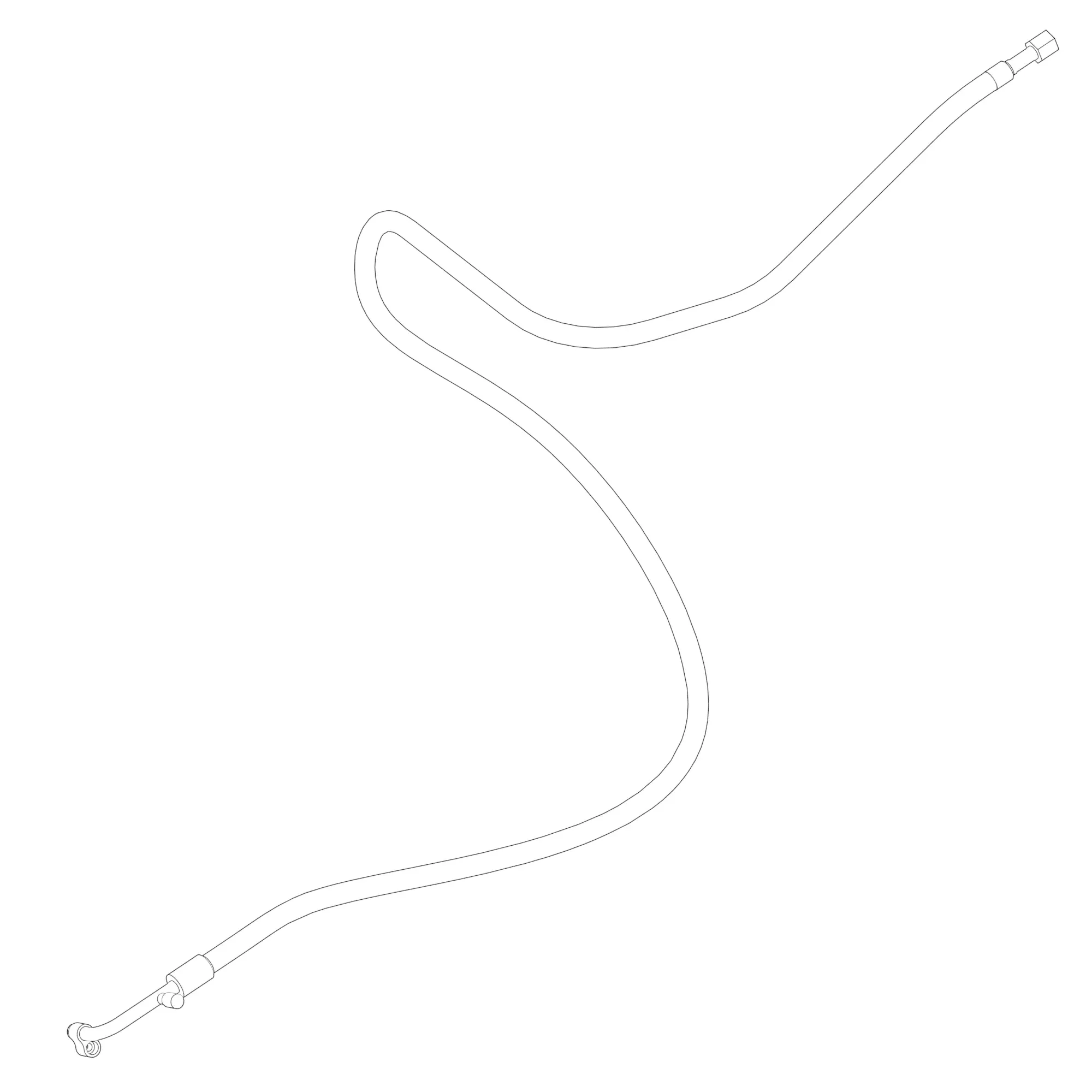 John Deere Refrigerant Hose - F679194