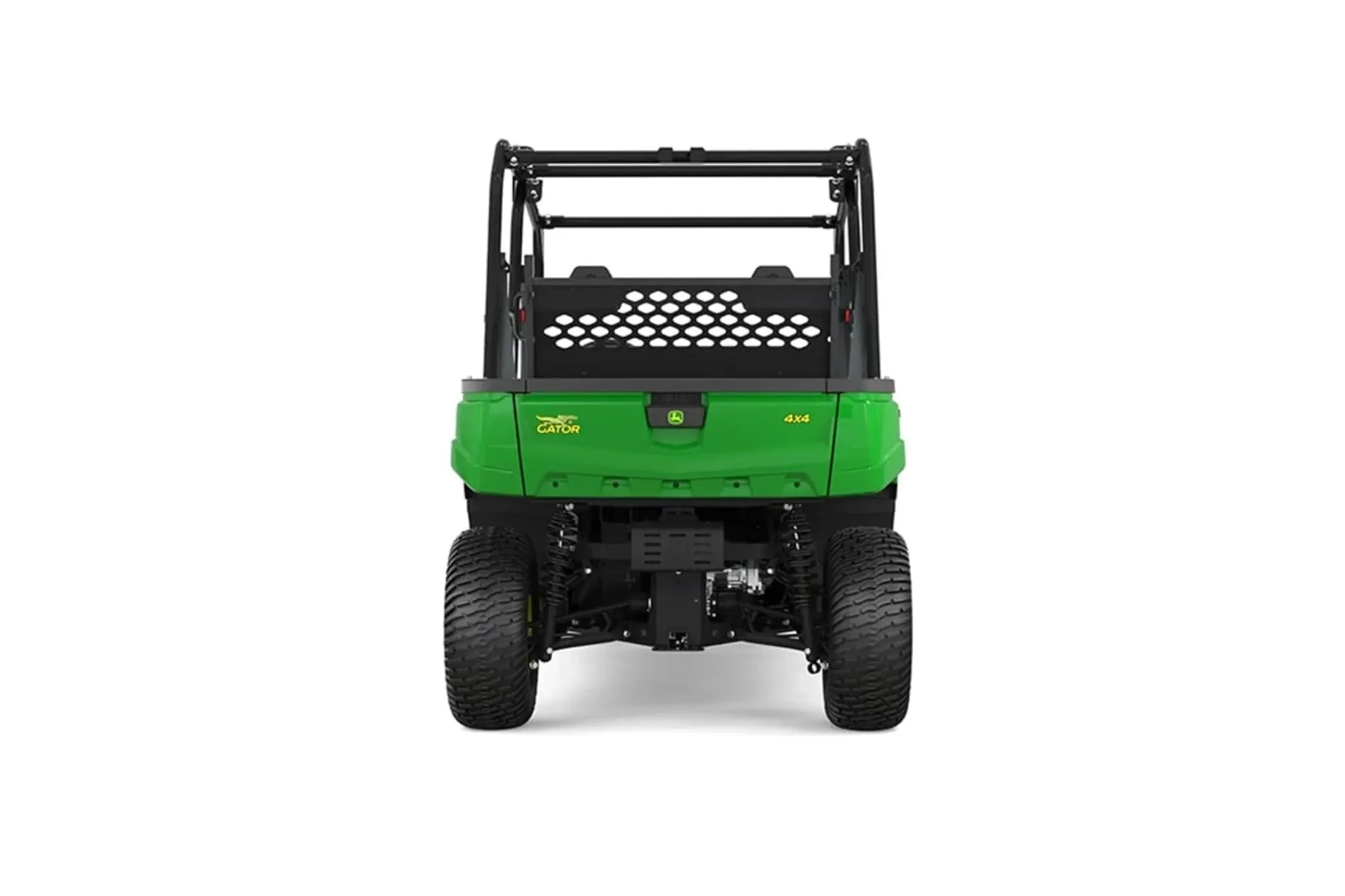Studio image with a rear view of XUV560E S4 UTV Crossover Gator Utility Vehicle