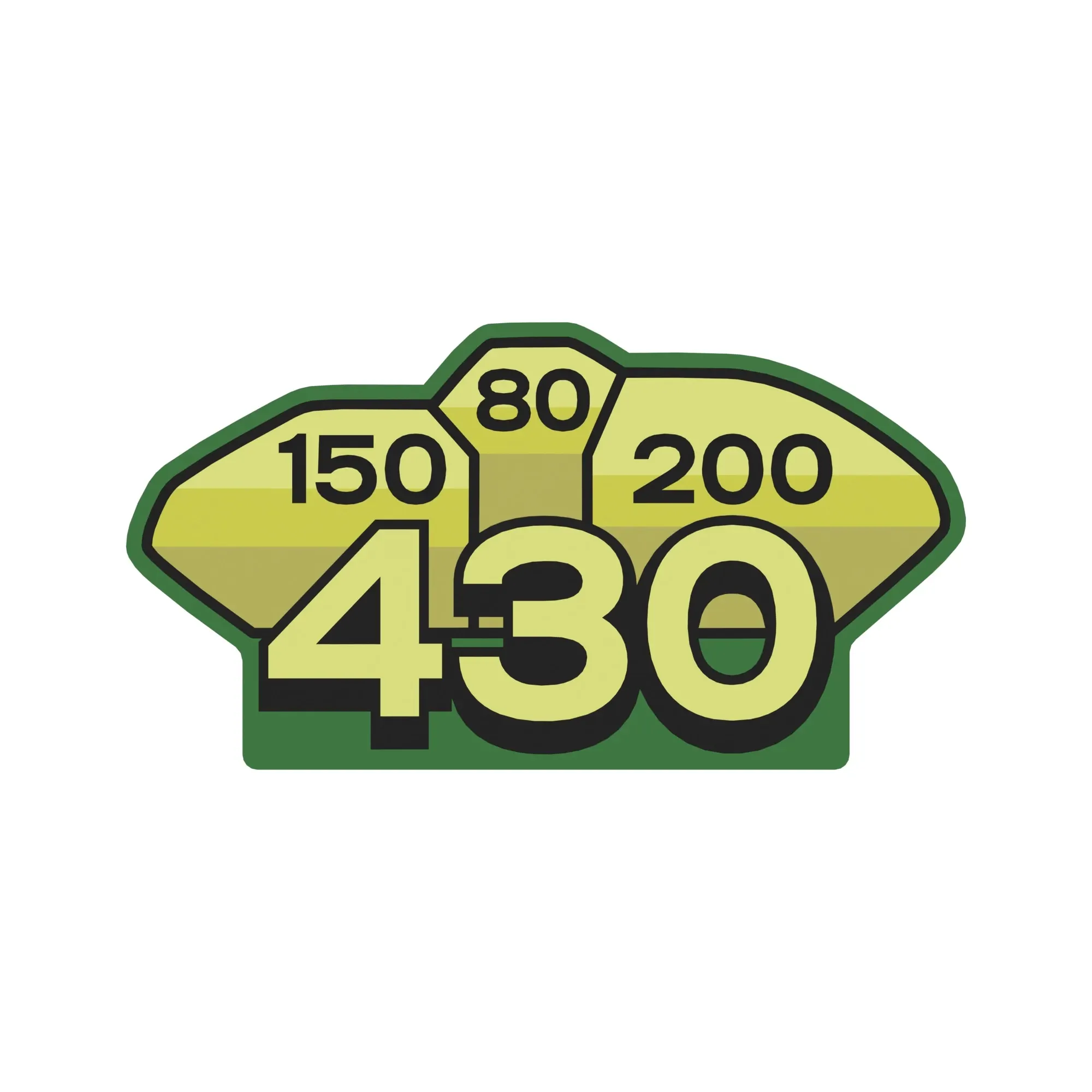 John Deere 430 Bushel Cart, Decal - A72038