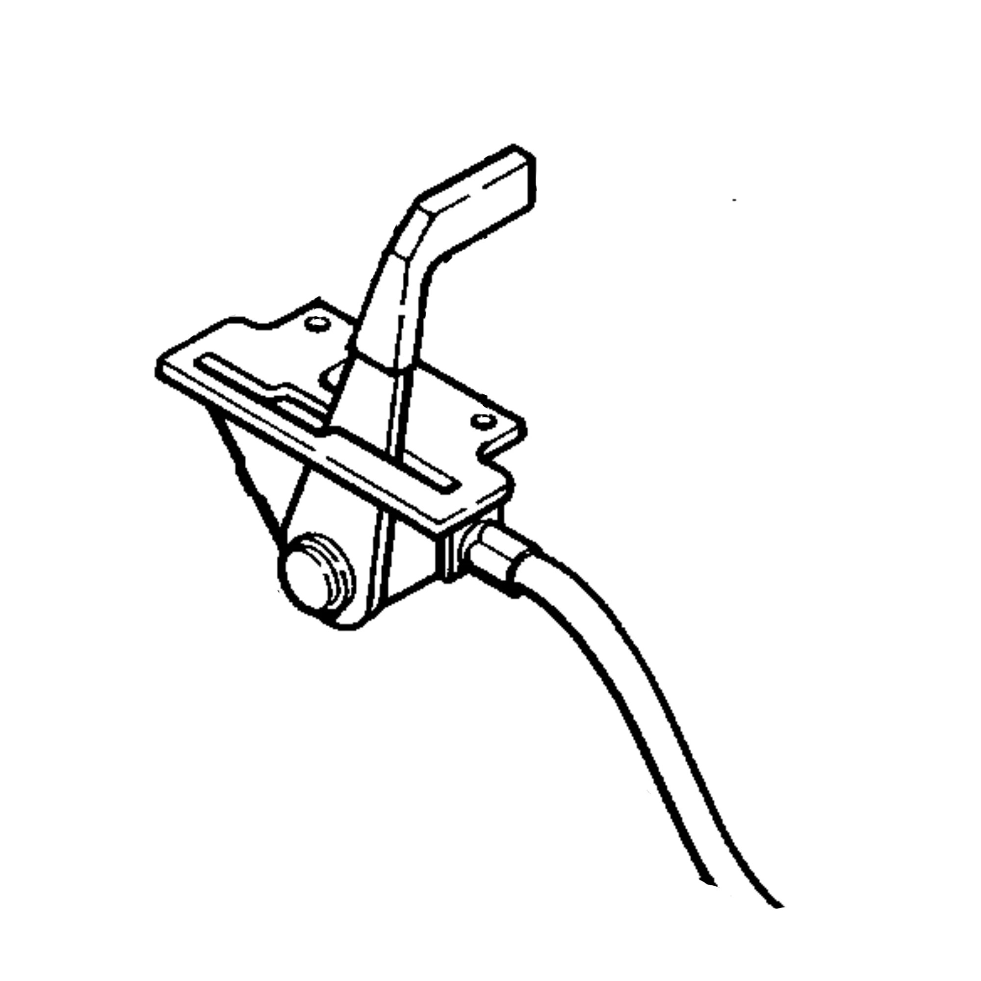 John Deere Throttle Control Push Pull Cable - AM105286