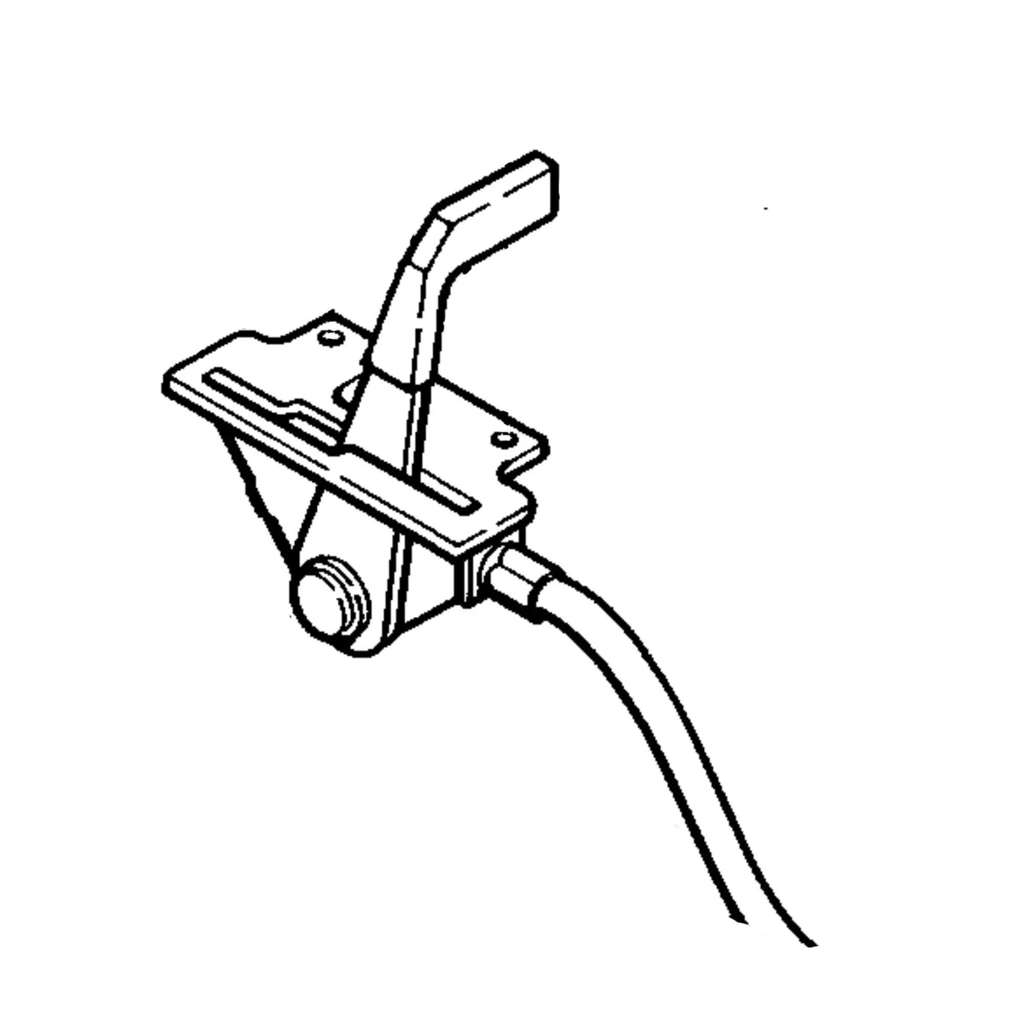 John Deere Throttle Control Push Pull Cable - AM105286