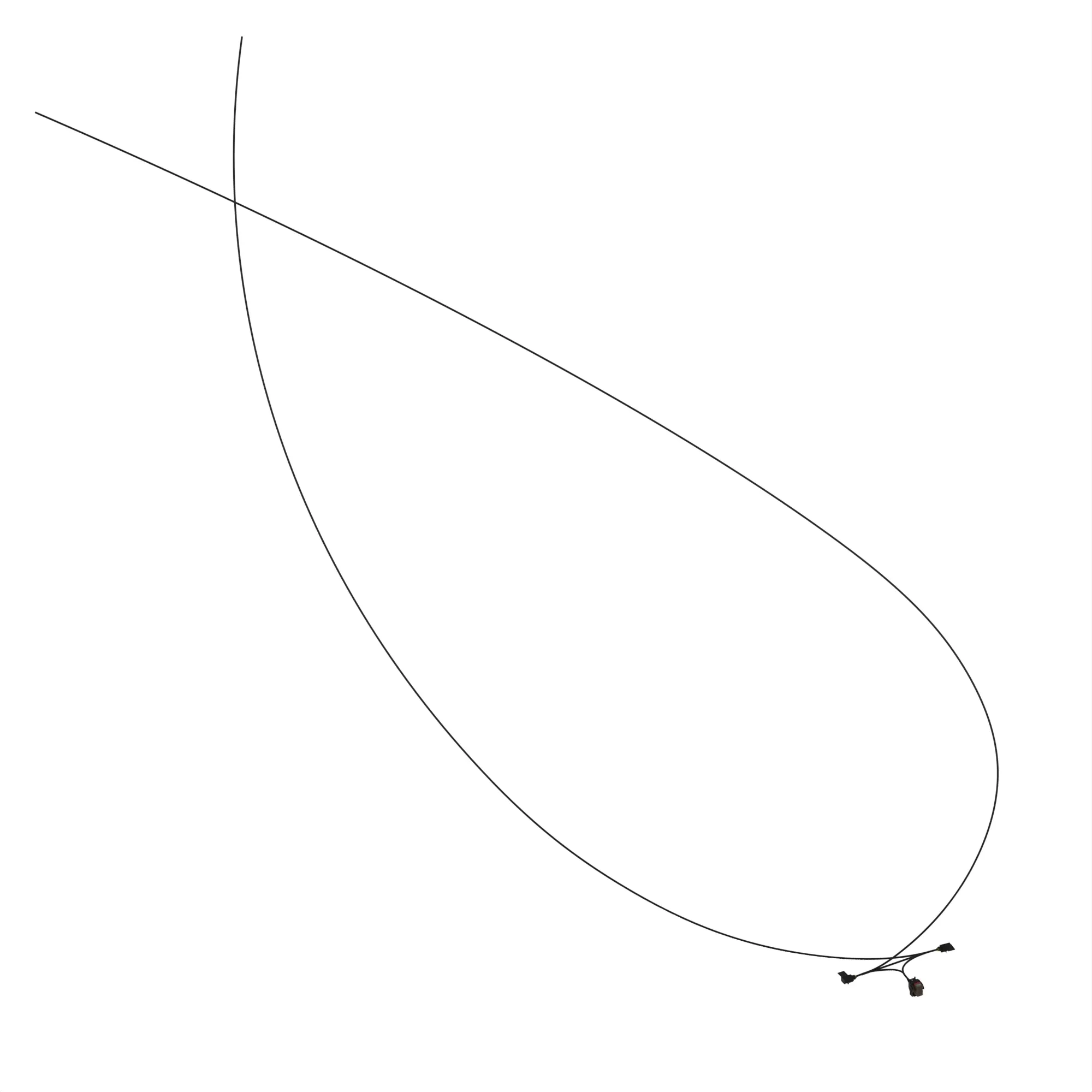 John Deere JDLink™ Modem Universal 3-Wire Harness - AT557522