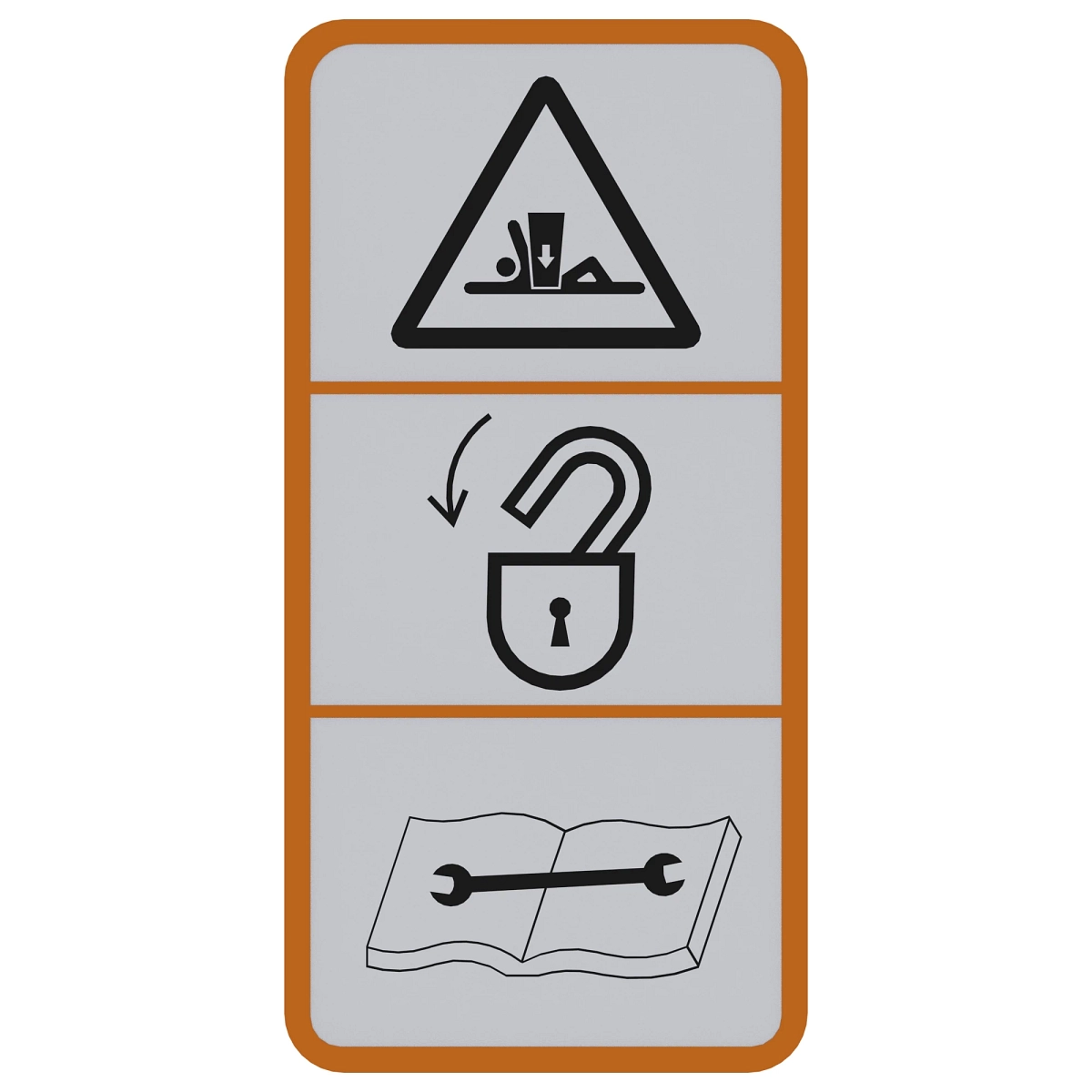 Sign, Decal-Service Lock Ball Valve