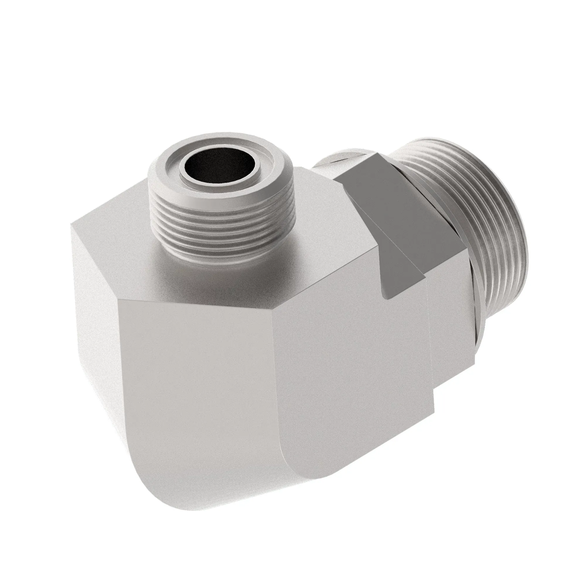 90 DEG ELBOW,O-RING FSF W/MET HEX