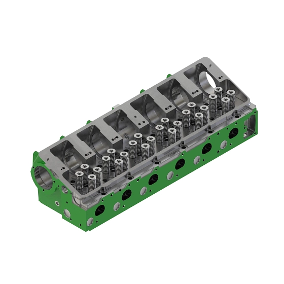 John Deere Cylinder Head with Valves - RE520563