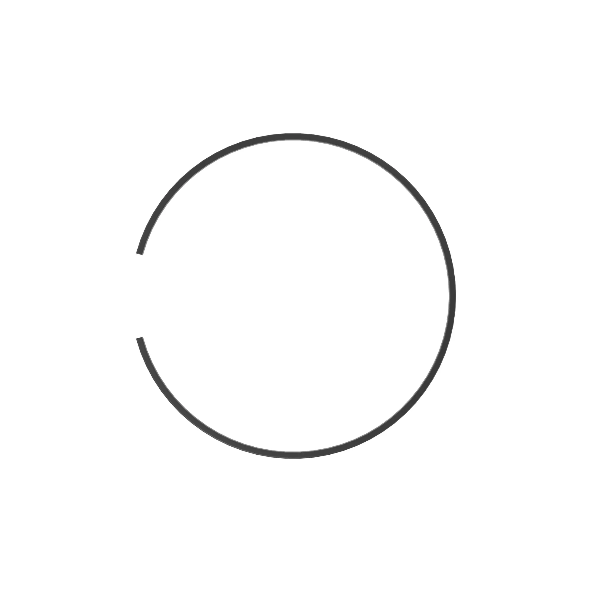 SNAP RING, INTERNAL SQUARE CROSS SE