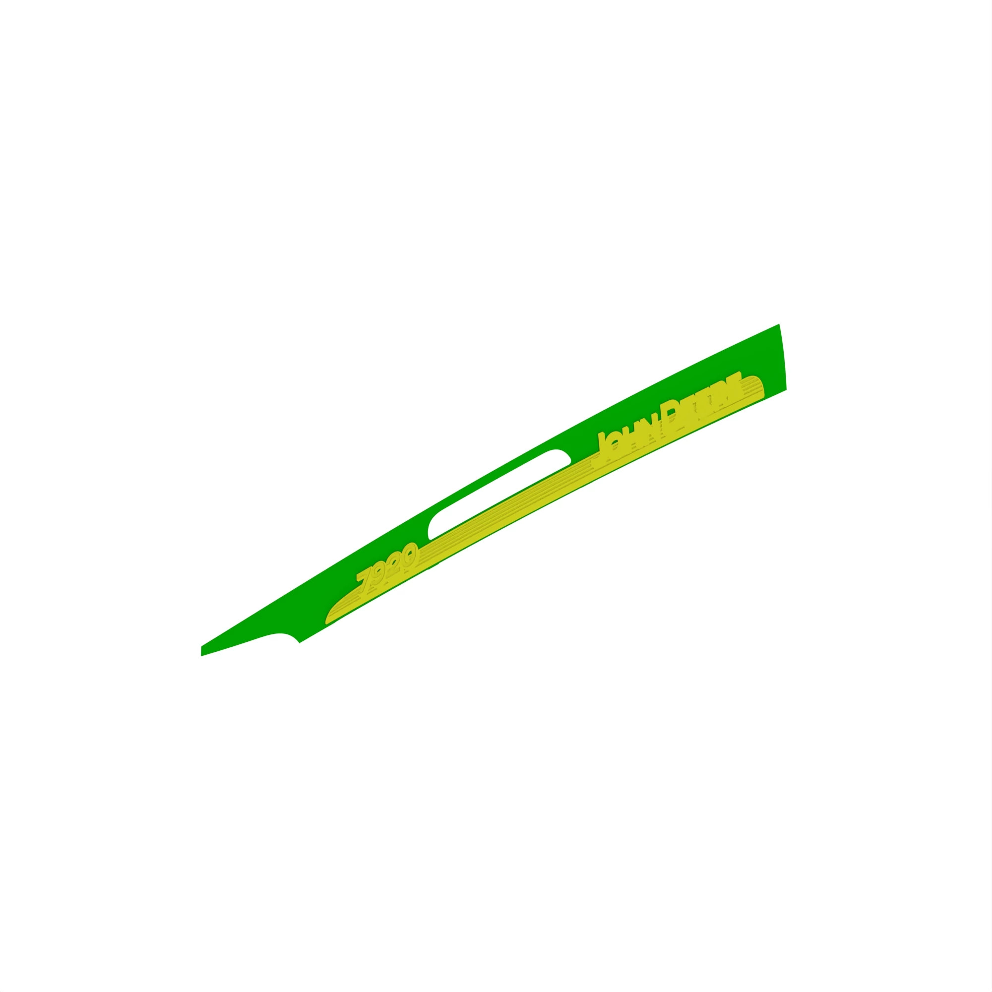 John Deere John Deere 7920 Hood Label, Left Side - R191980