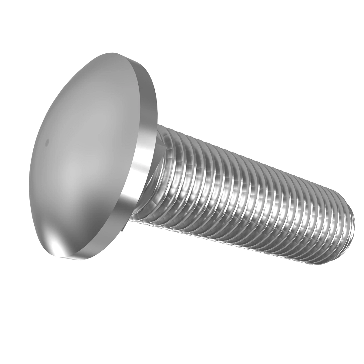 Bolt, Rd HD Sq Short Neck, Metric